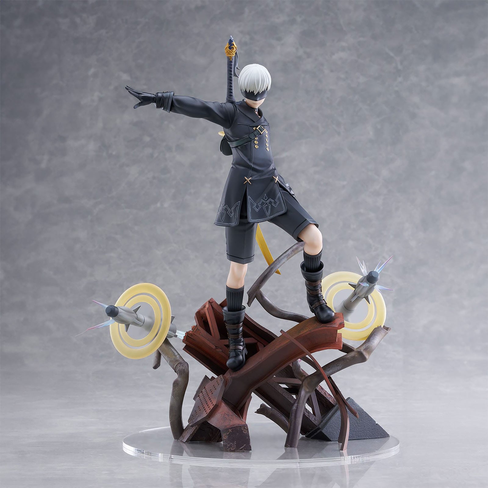 Imagen del producto NieR:Automata Ver1.1a - YoRHa No. 9 Type S Estatua de Fuego de Cobertura 1:7
