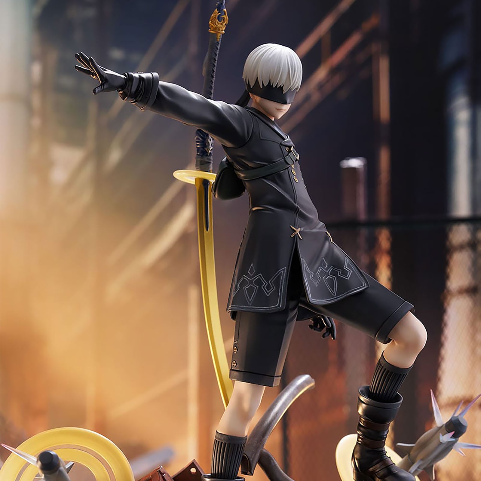 Imagen del producto NieR:Automata Ver1.1a - YoRHa No. 9 Type S Estatua de Fuego de Cobertura 1:7