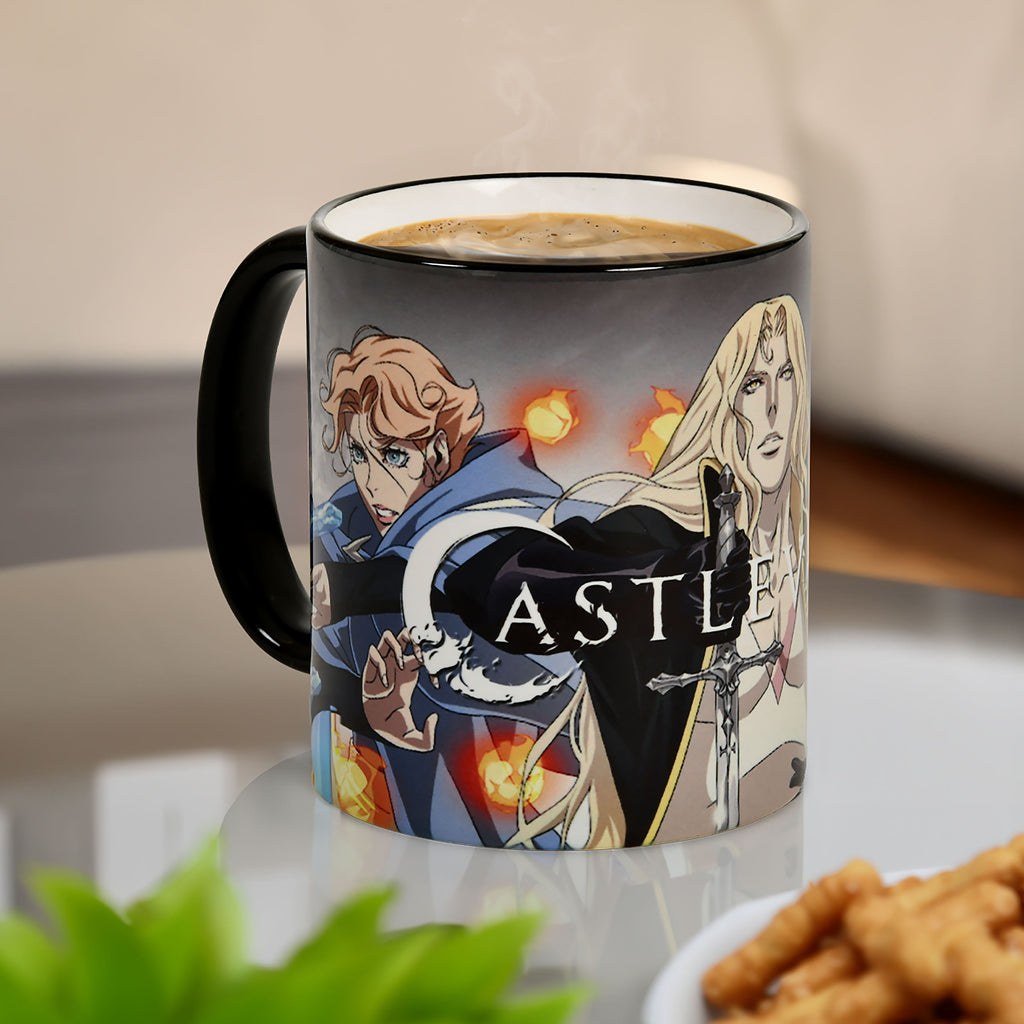 Imagen del producto Taza Collage de Alucard, Trevor y Sypha - Castlevania