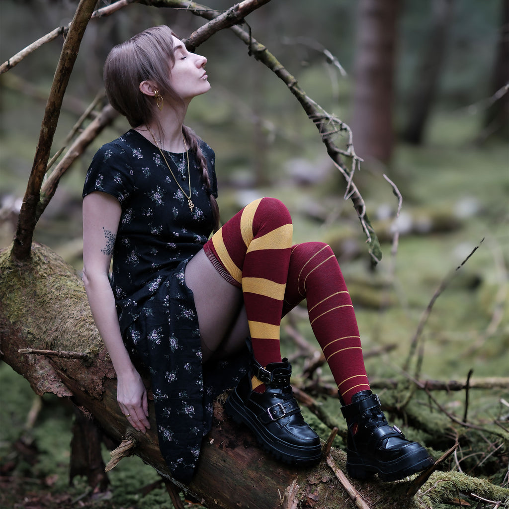 Product image Harry Potter - Gryffindor Overknee Socks 2-Pack
