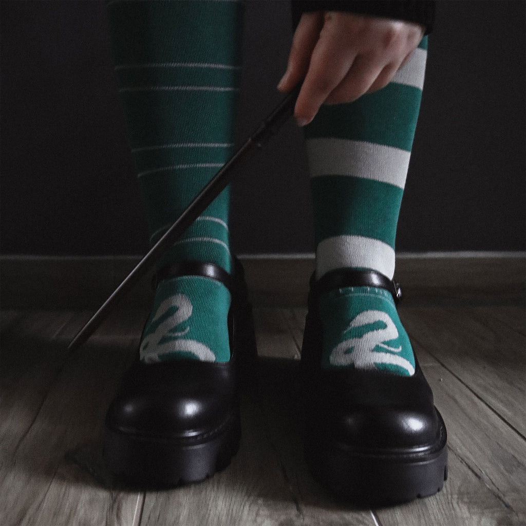 Imagen del producto Harry Potter - Calcetines Altos Slytherin Pack de 2
