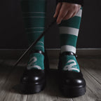 Imagen del producto Harry Potter - Calcetines Altos Slytherin Pack de 2