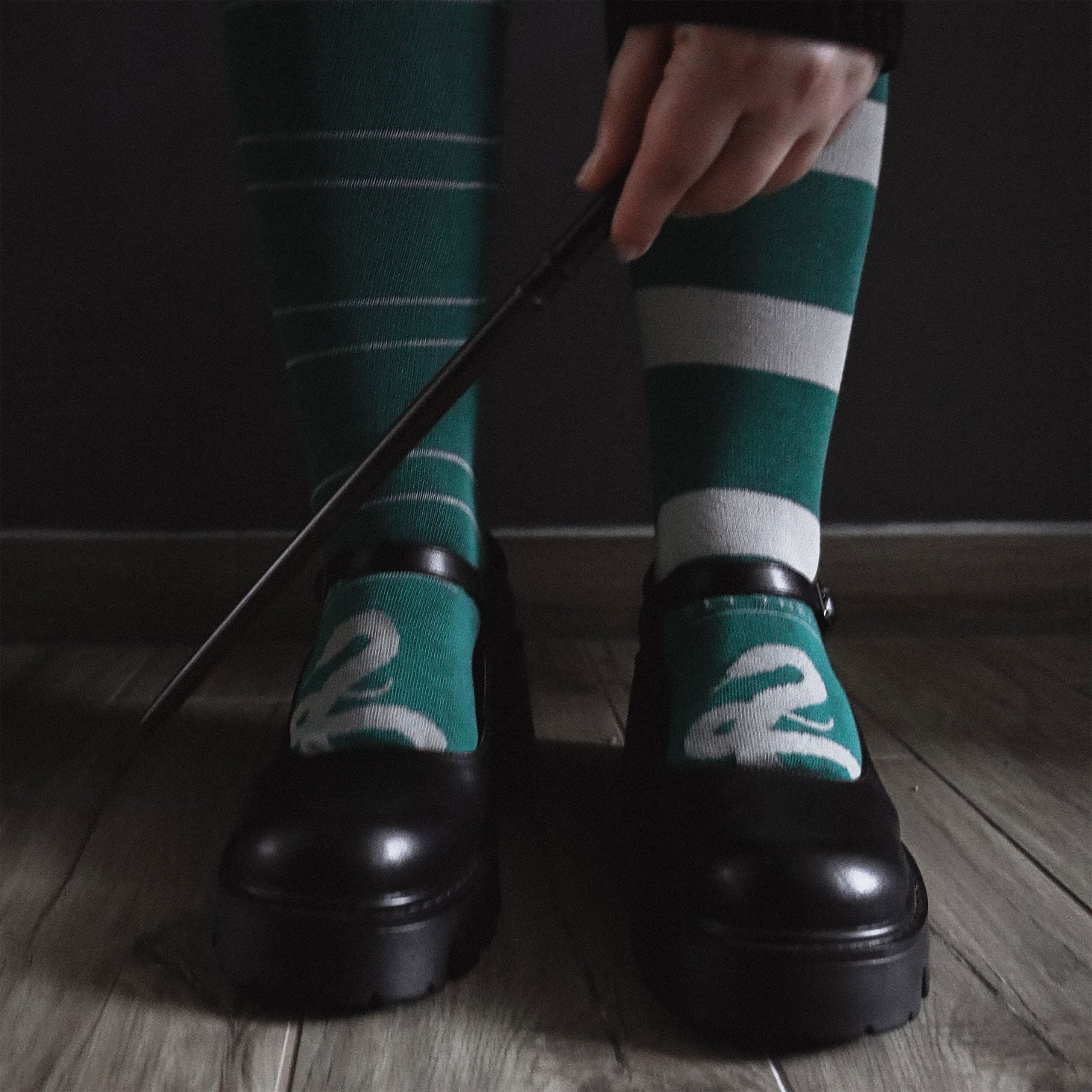 Imagen del producto Harry Potter - Calcetines Altos Slytherin Pack de 2
