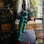 Imagen del producto Harry Potter - Calcetines Altos Slytherin Pack de 2