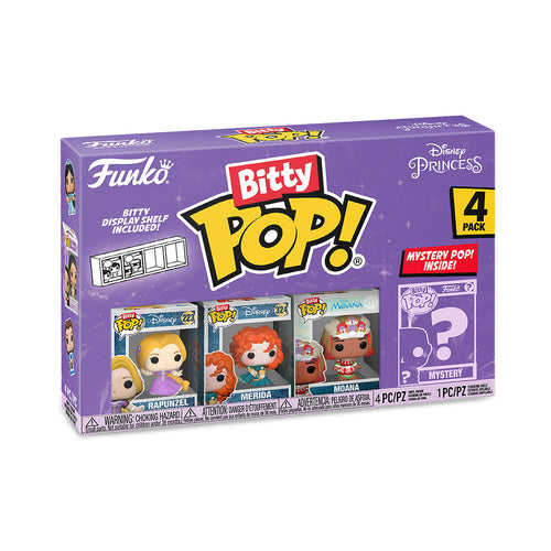 Imagen del producto Disney Princess - Funko Bitty Pop Conjunto de 4 figuras Serie 4