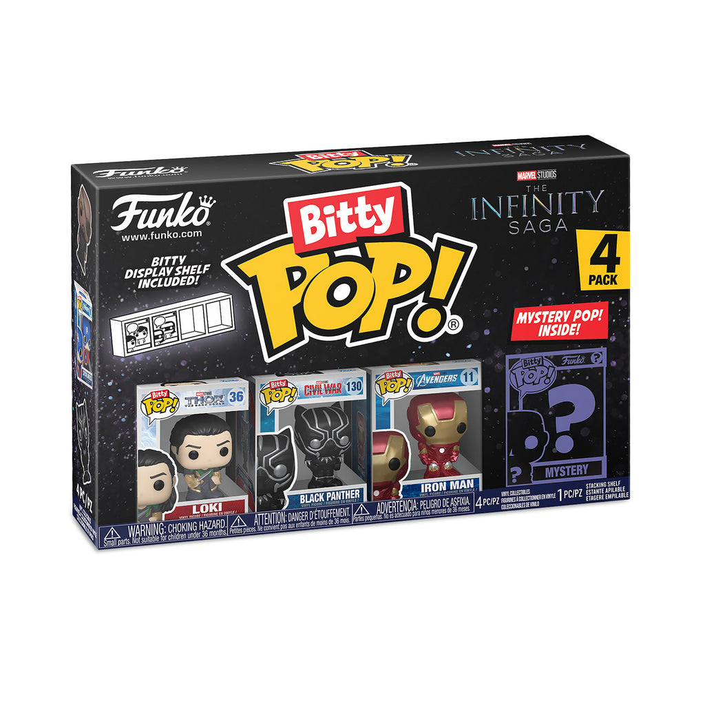 Imagen del producto Marvel - Funko Bitty Pop Set de 4 figuras Serie 4