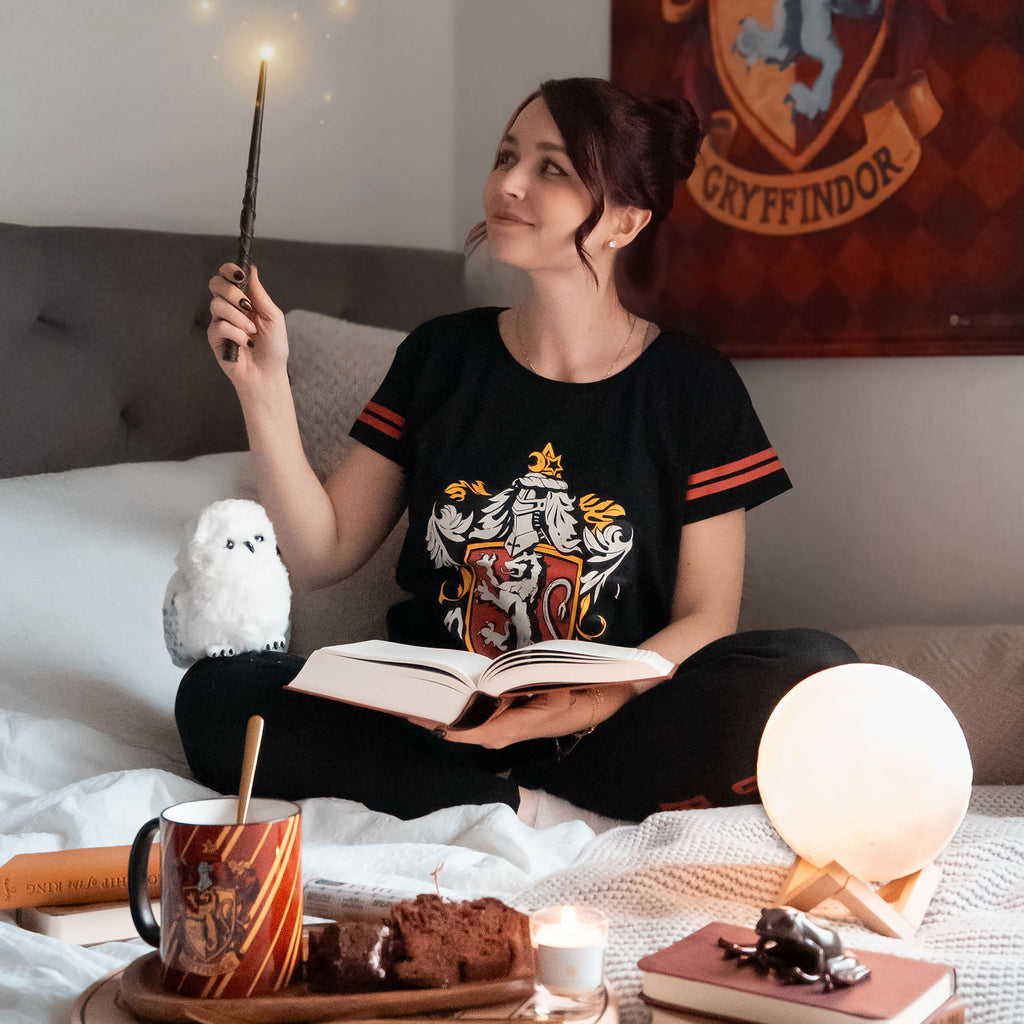 Imagen del producto Pijama escudo Gryffindor negro - Harry Potter