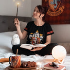 Imagen del producto Pijama escudo Gryffindor negro - Harry Potter