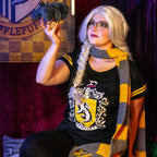 Imagen del producto Pijama escudo Hufflepuff negro - Harry Potter