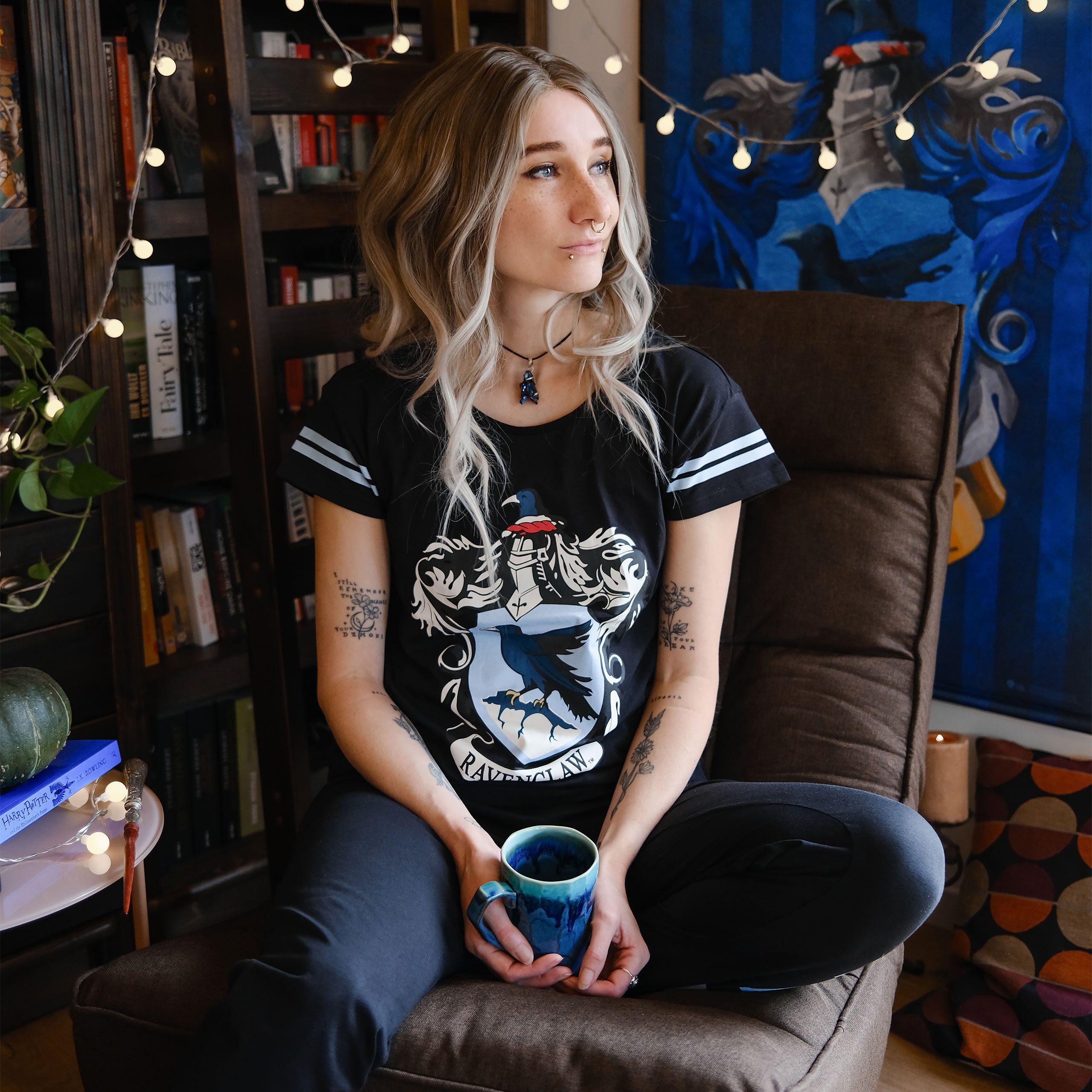 Imagen del producto Pijama Escudo Ravenclaw negro - Harry Potter