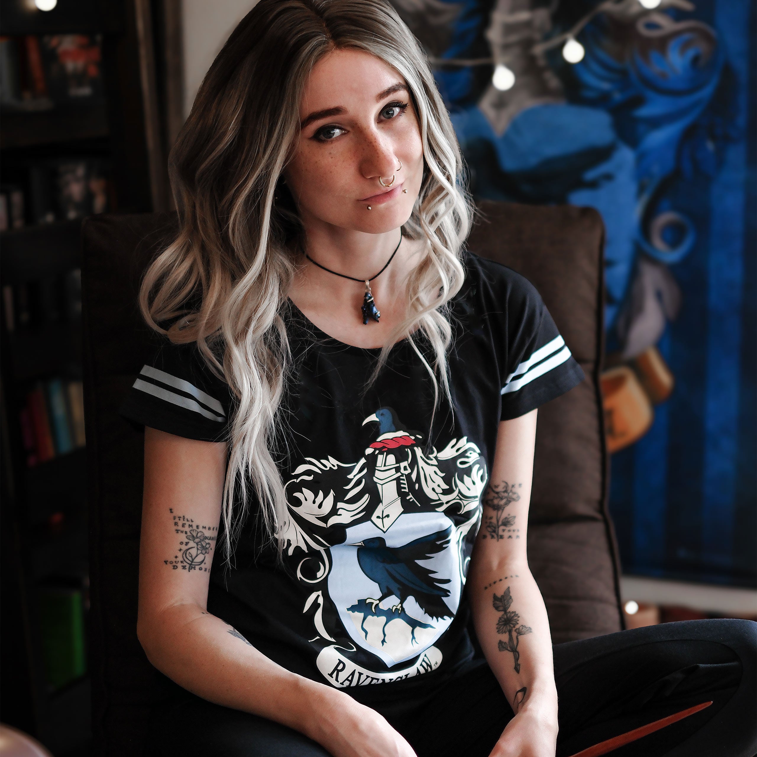 Imagen del producto Pijama Escudo Ravenclaw negro - Harry Potter