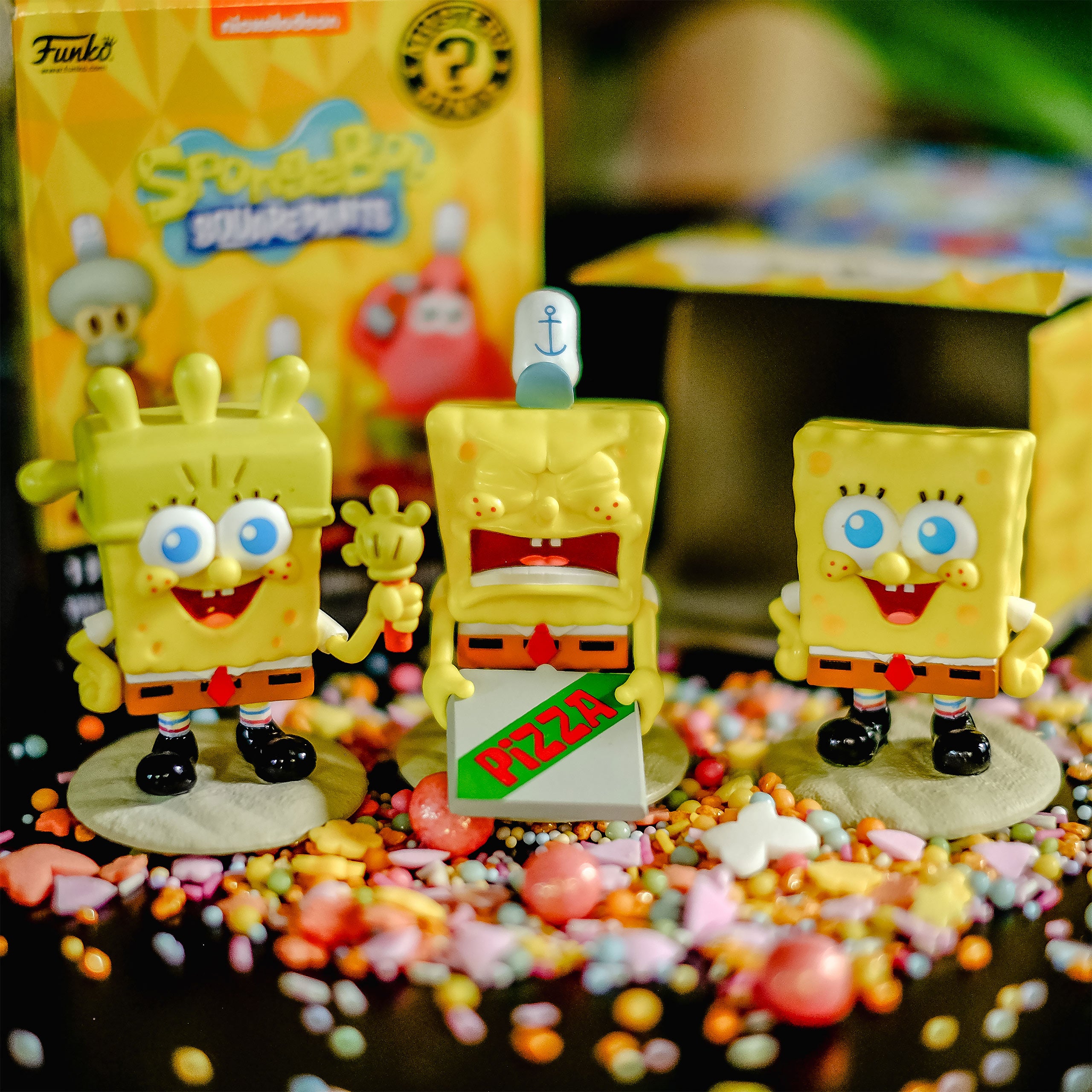 Imagen del producto SpongeBob - Figura de Misterio Mini Funko Pop del 25 aniversario
