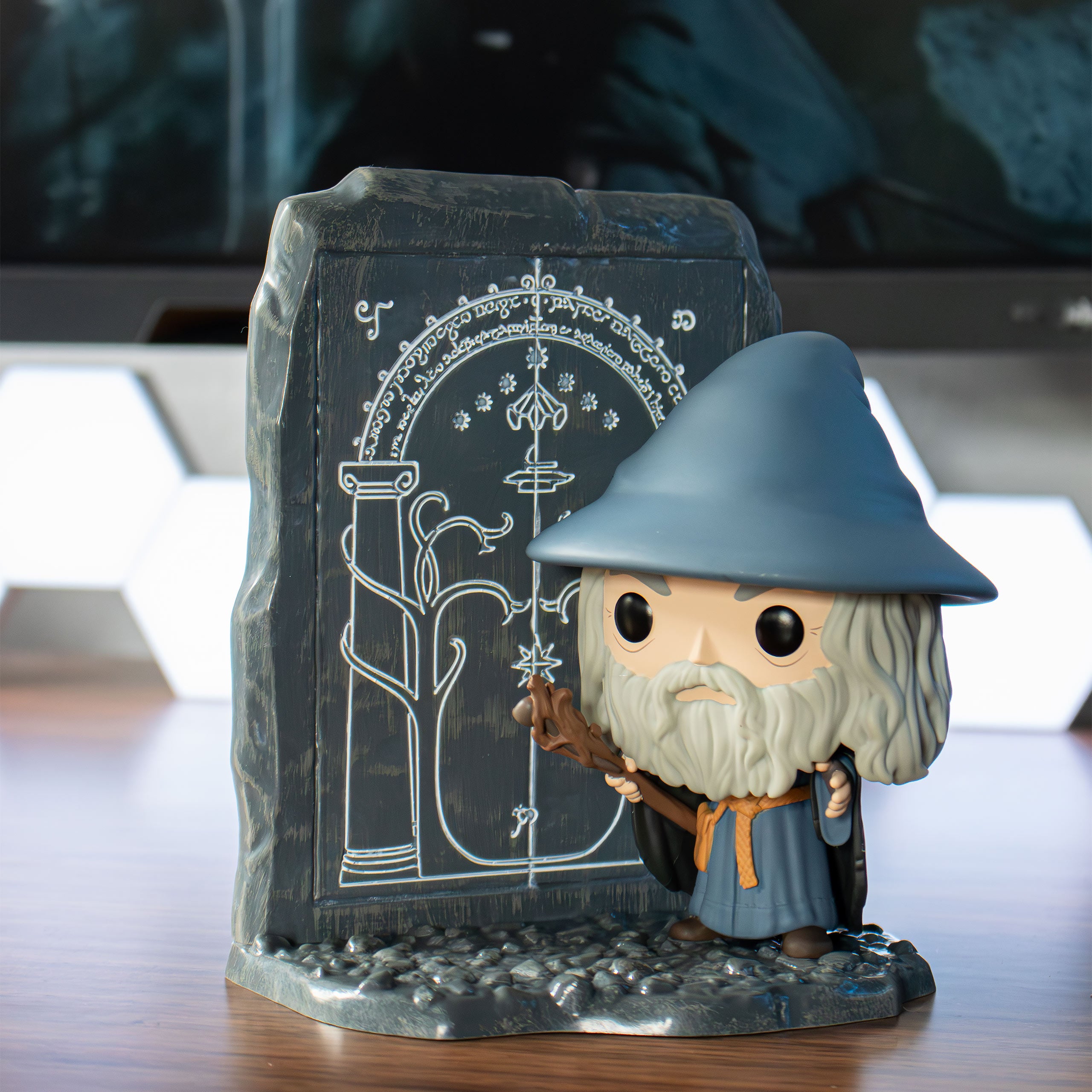 Imagen del producto El Señor de los Anillos - Gandalf ante las Puertas de Moria Funko Pop Diorama