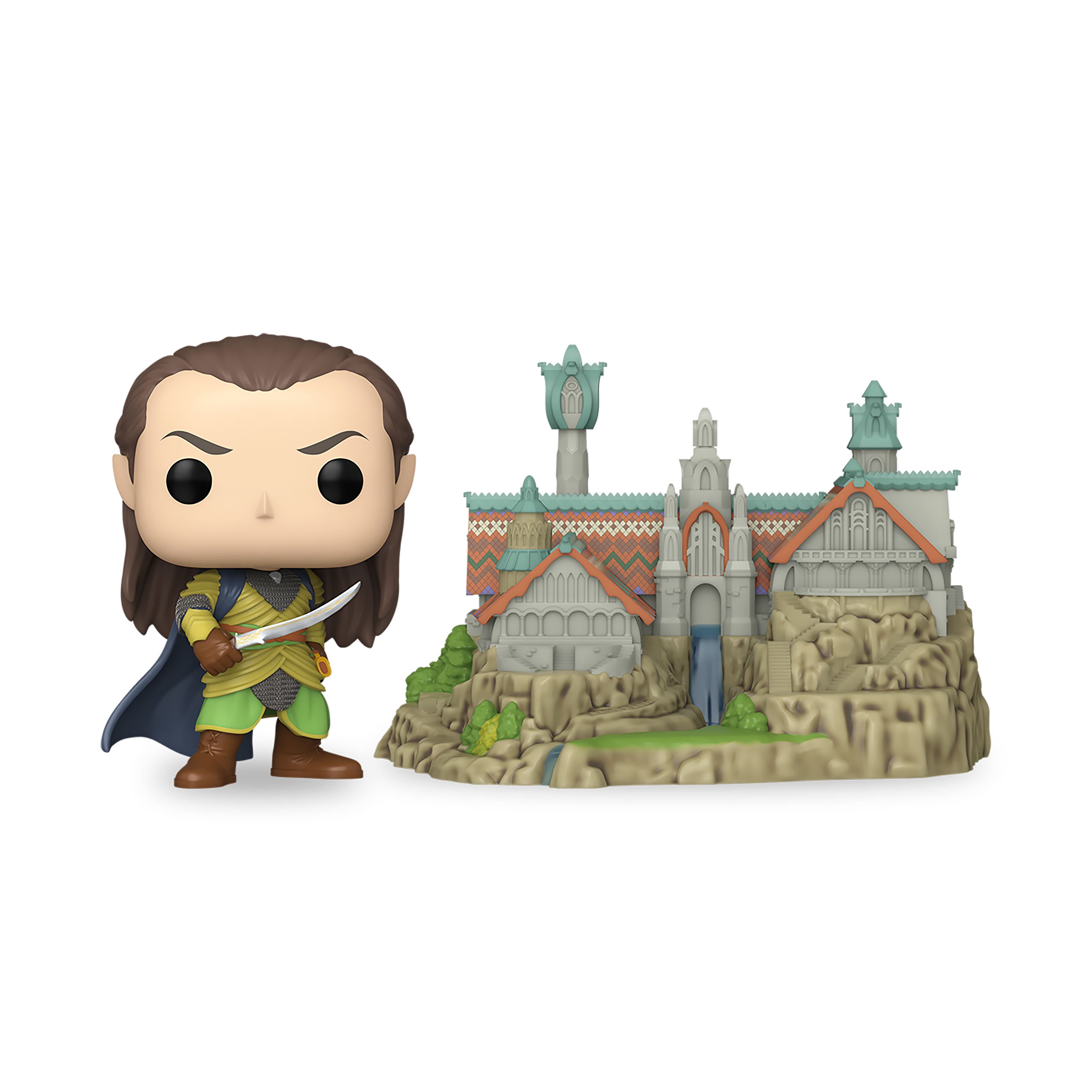 Imagen del producto El Señor de los Anillos - Elrond y Rivendel Funko Pop Diorama