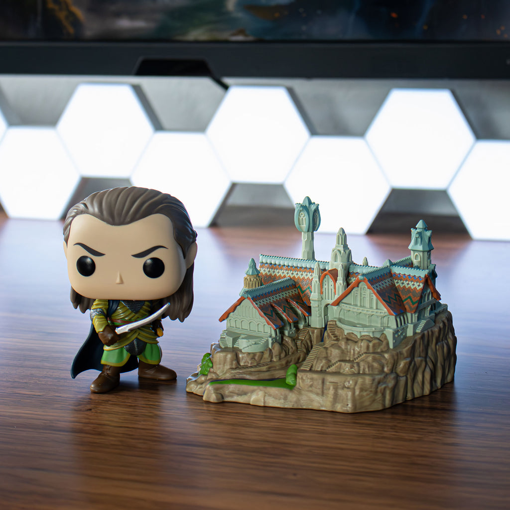 Imagen del producto El Señor de los Anillos - Elrond y Rivendel Funko Pop Diorama