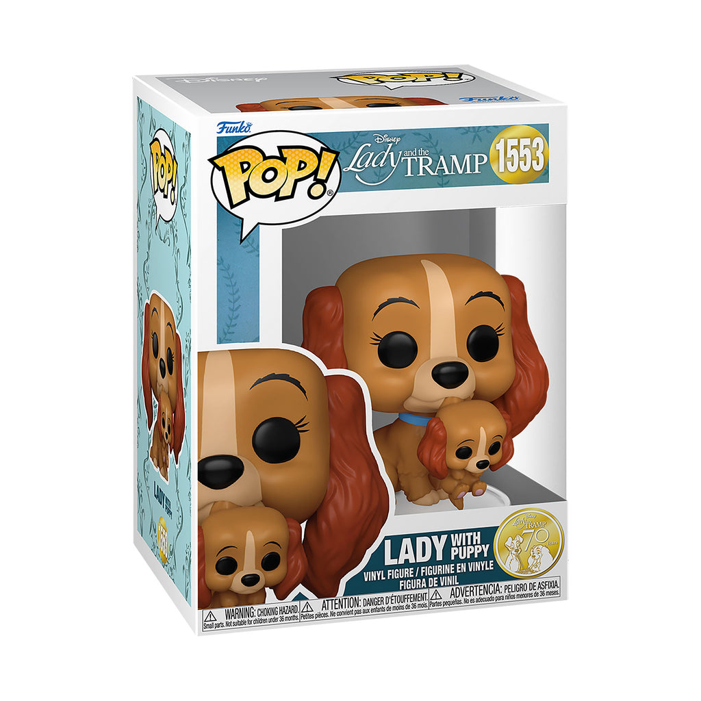 Imagen del producto La Dama y el Vagabundo - Dama con Cachorro Figura Funko Pop