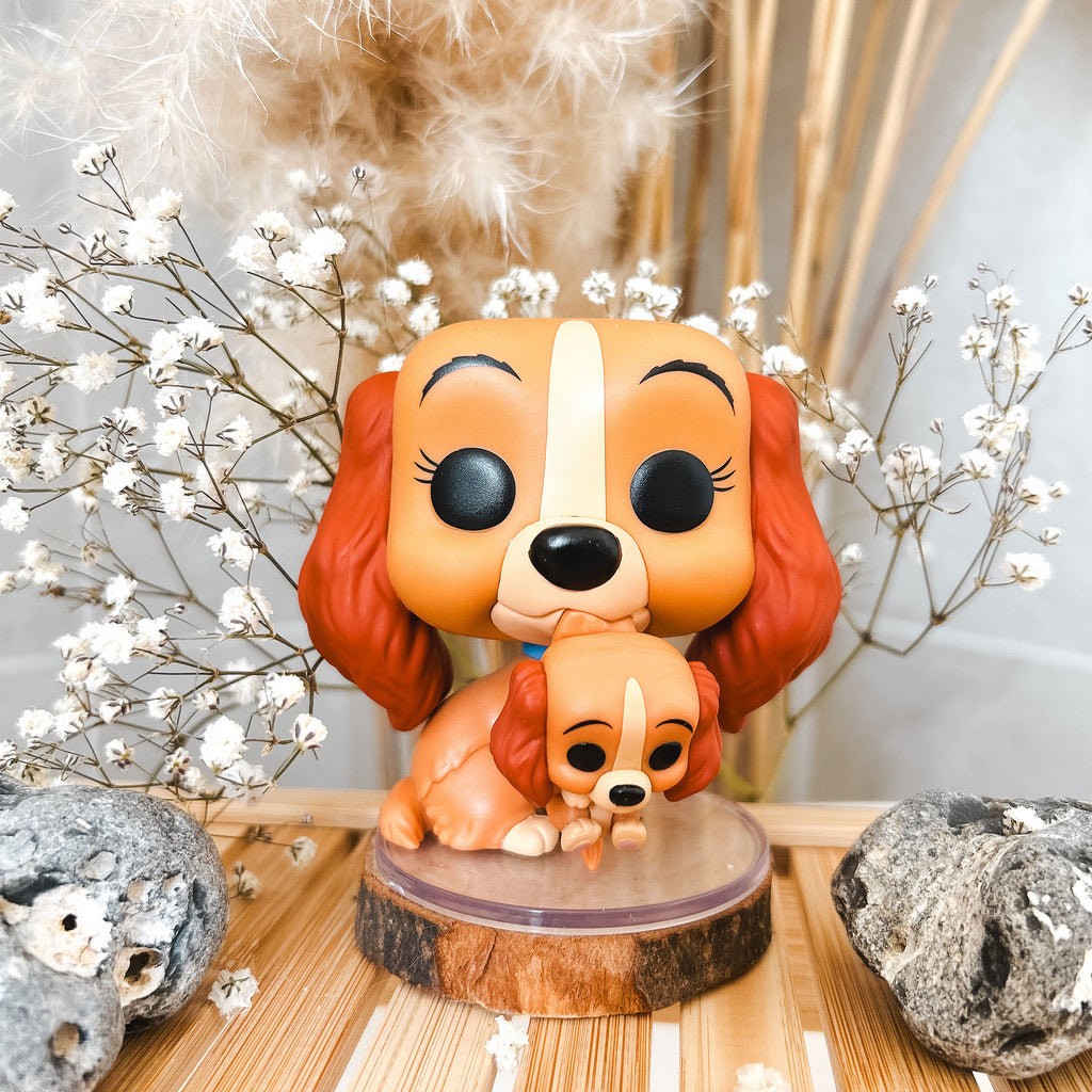 Imagen del producto La Dama y el Vagabundo - Dama con Cachorro Figura Funko Pop