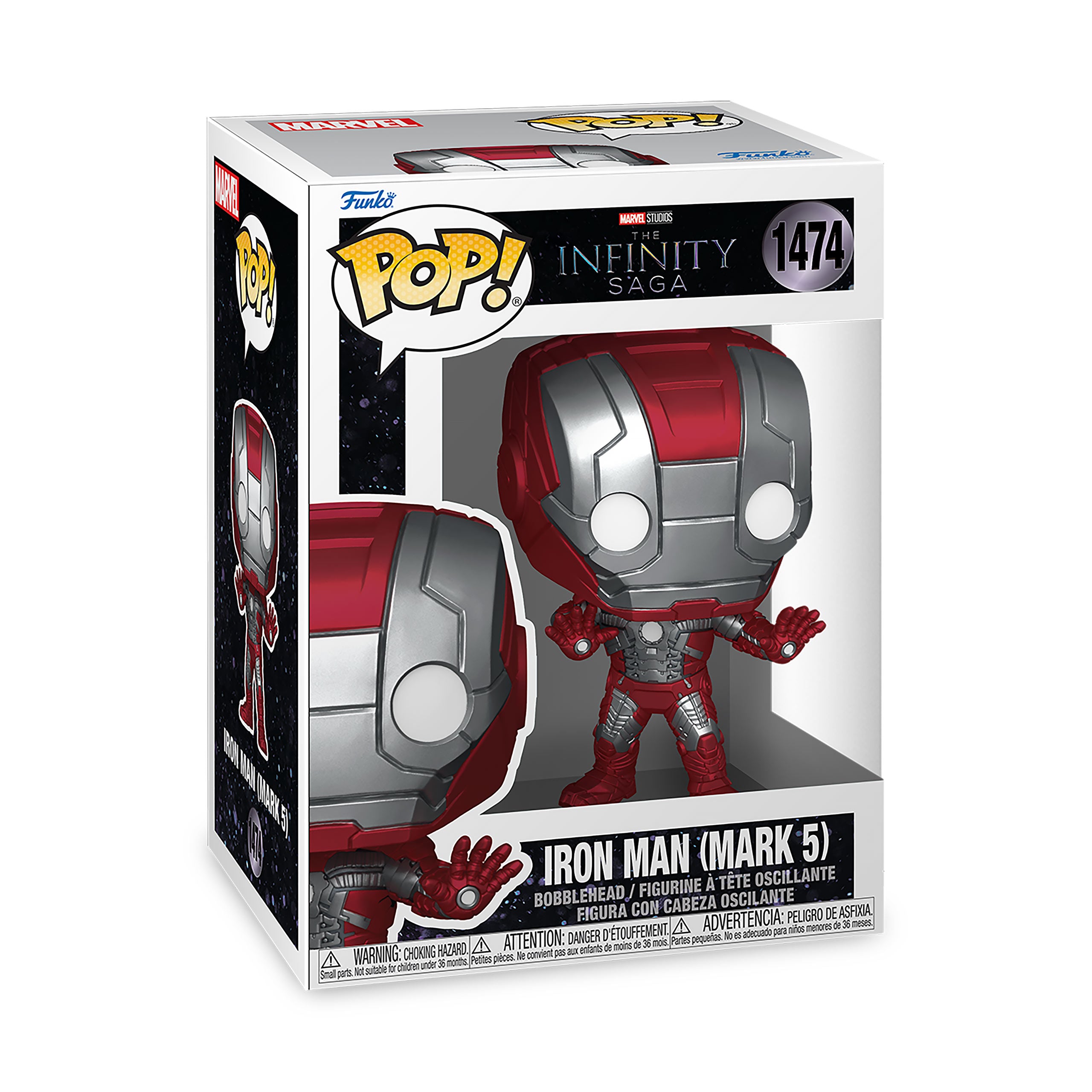 Imagen del producto Iron Man 2 - Mark 5 Figura Funko Pop con cabeza oscilante
