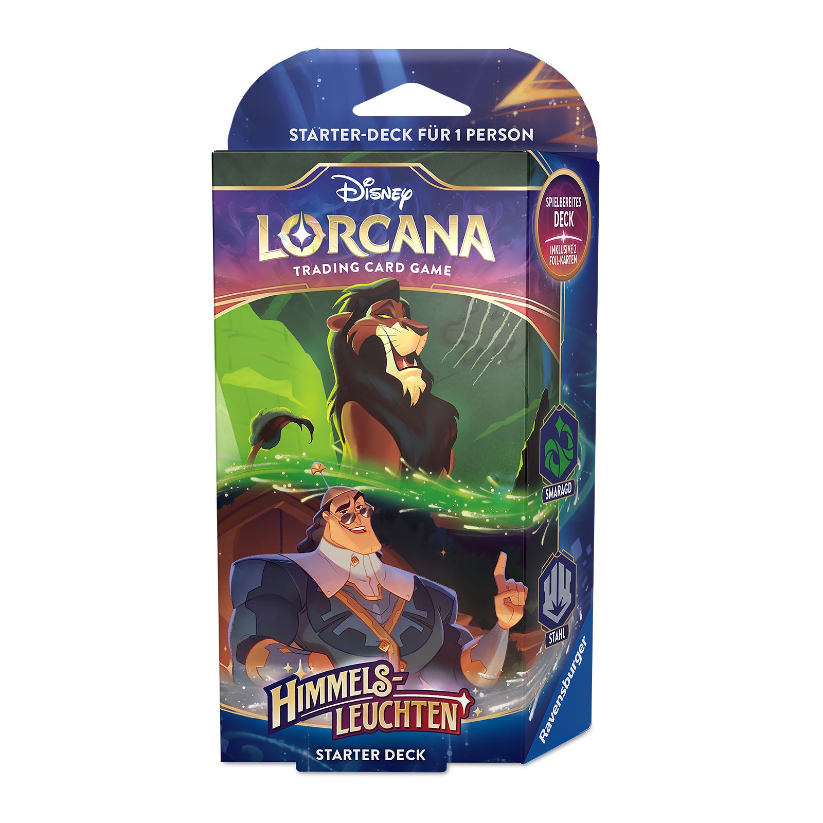 Imagen del producto Disney Lorcana Esmeralda y Acero Set de Inicio - Juego de Cartas de Intercambio Brillo Celestial