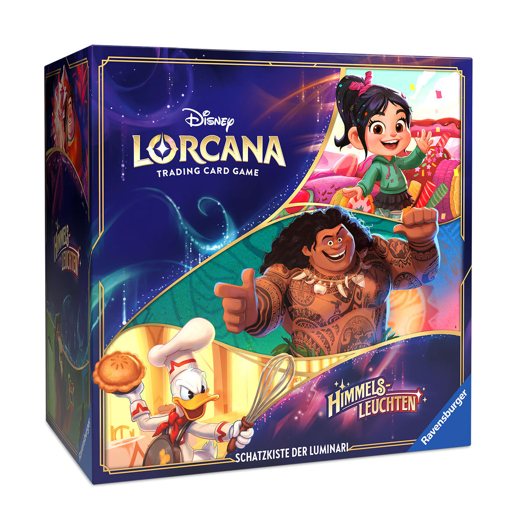 Imagen del producto Disney Lorcana Cofre del Tesoro de los Luminari - Juego de Cartas Coleccionables Luces del Cielo