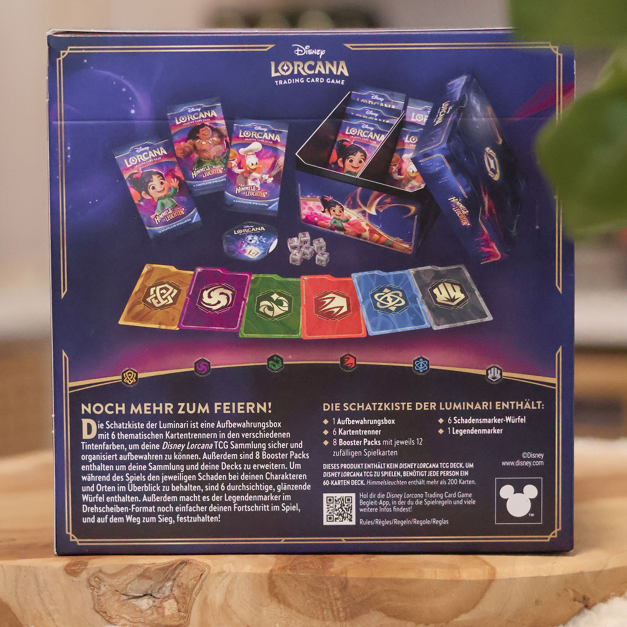 Imagen del producto Disney Lorcana Cofre del Tesoro de los Luminari - Juego de Cartas Coleccionables Luces del Cielo