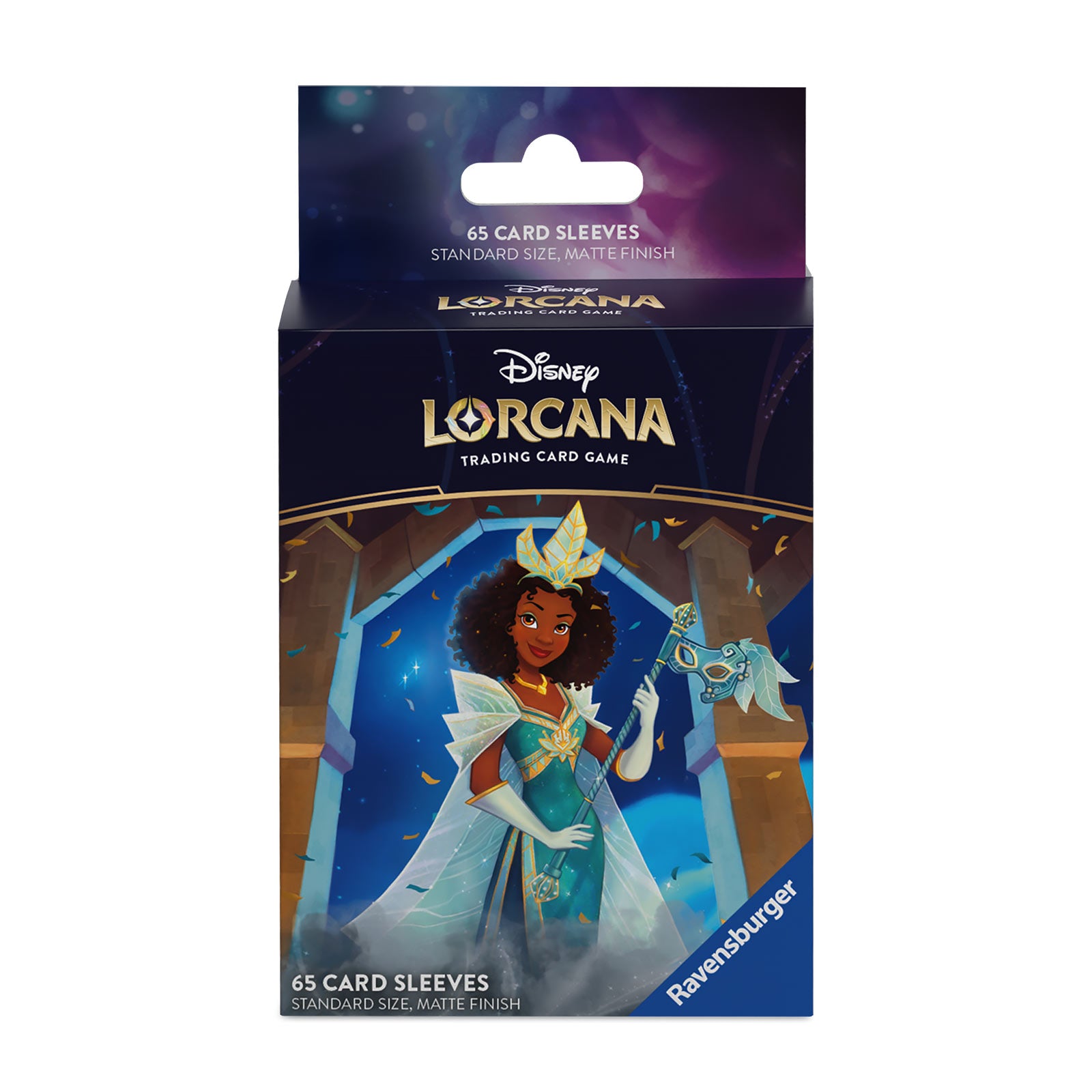 Imagen del producto Disney Lorcana Fundas de Tarjetas Tiana - Juego de Cartas de Intercambio Skyglow