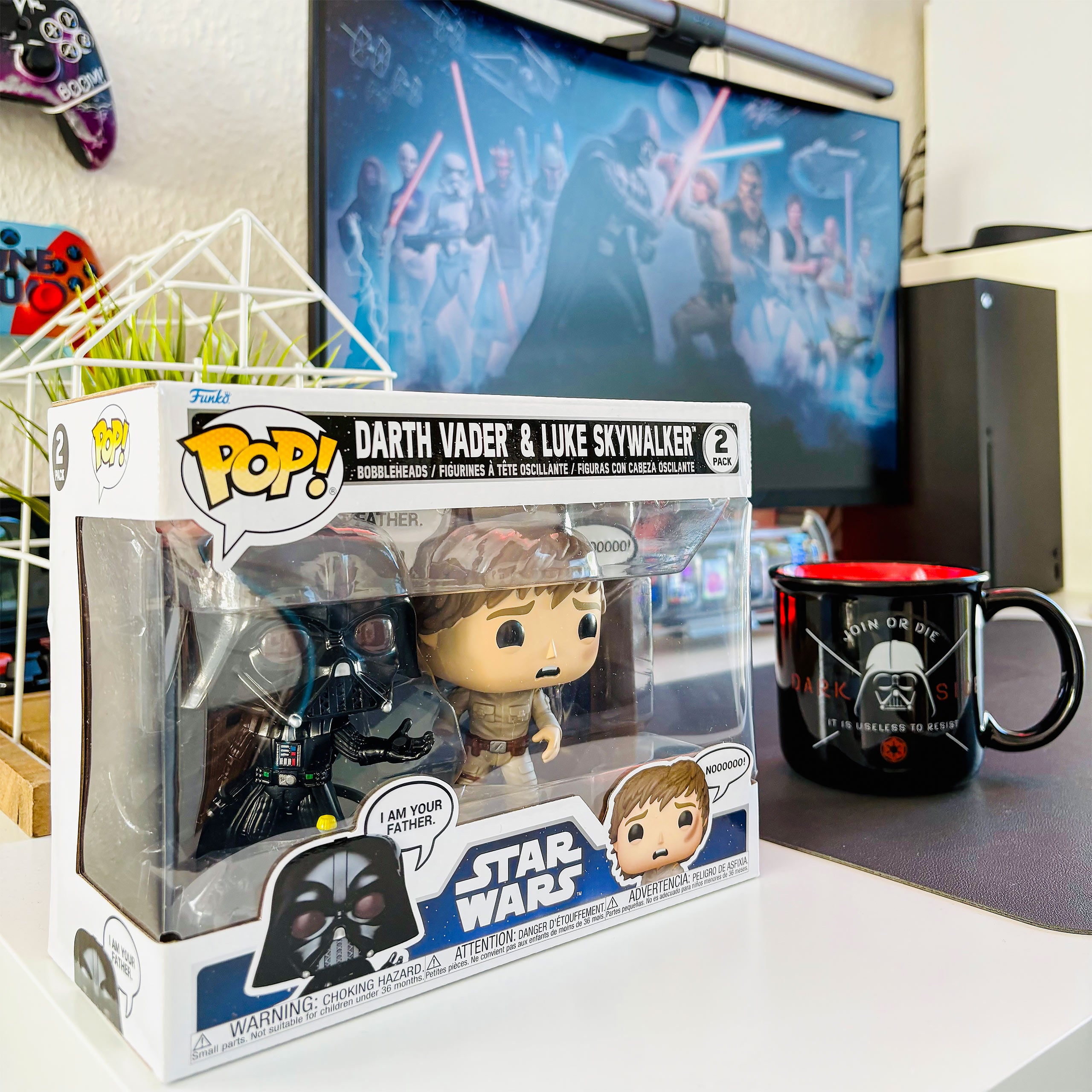 Product image Star Wars - Vader and Luke Funko Pop Bobblehead Figures 2-Pack