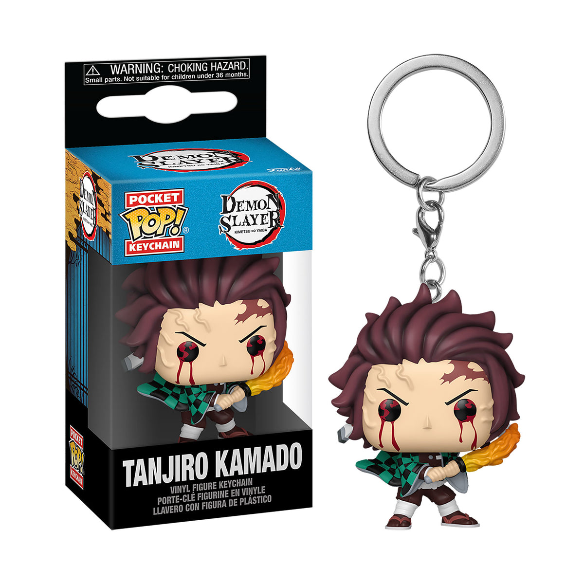 Imagen del producto Demon Slayer - Tanjiro (Sun Breathing) llavero Funko Pop