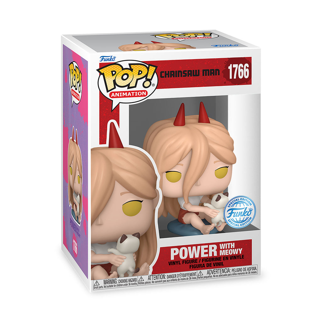 Imagen del producto Chainsaw Man - Power con Meowy Figura Funko Pop