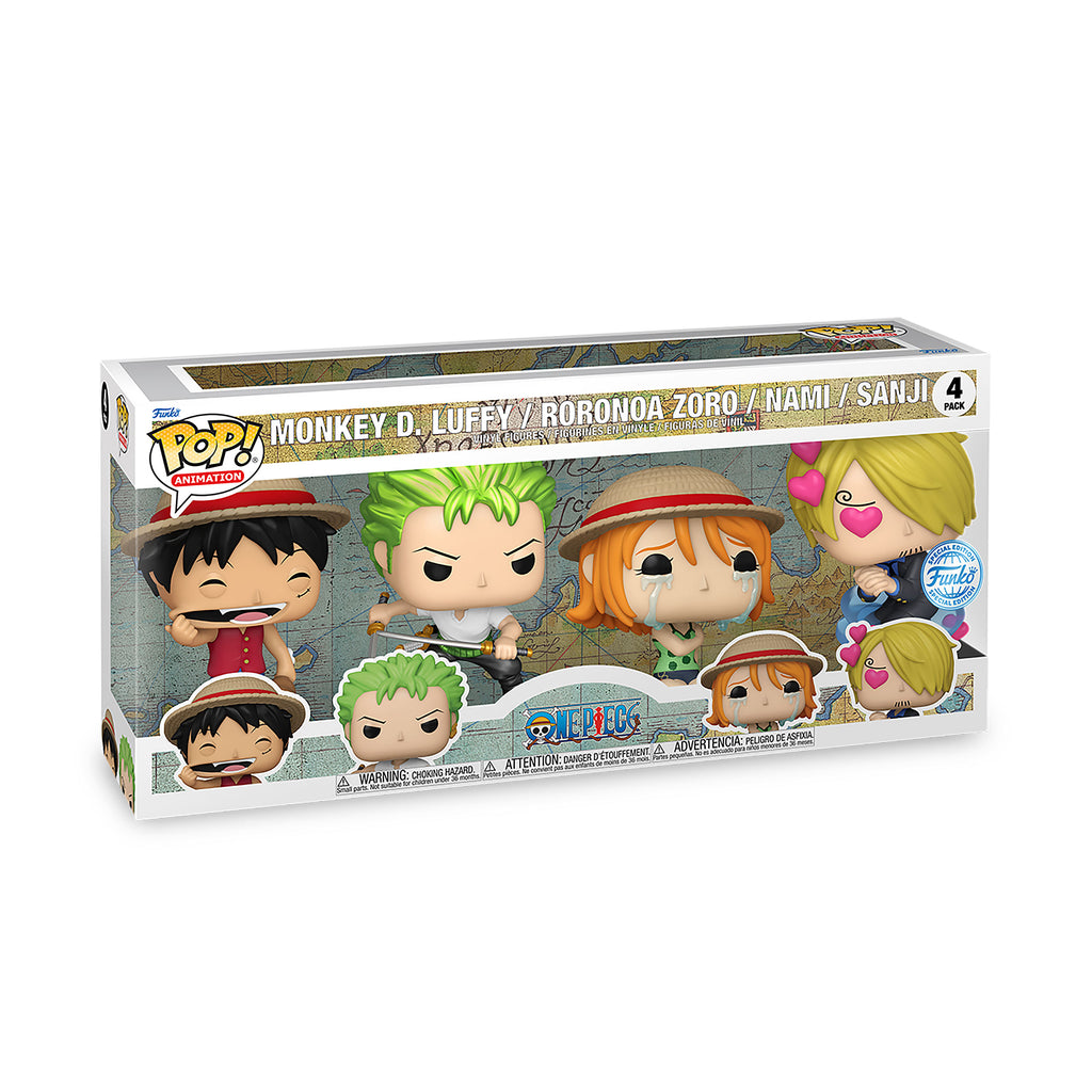 Imagen del producto One Piece - Refresh Funko Pocket Pop Set de 4 Figuras
