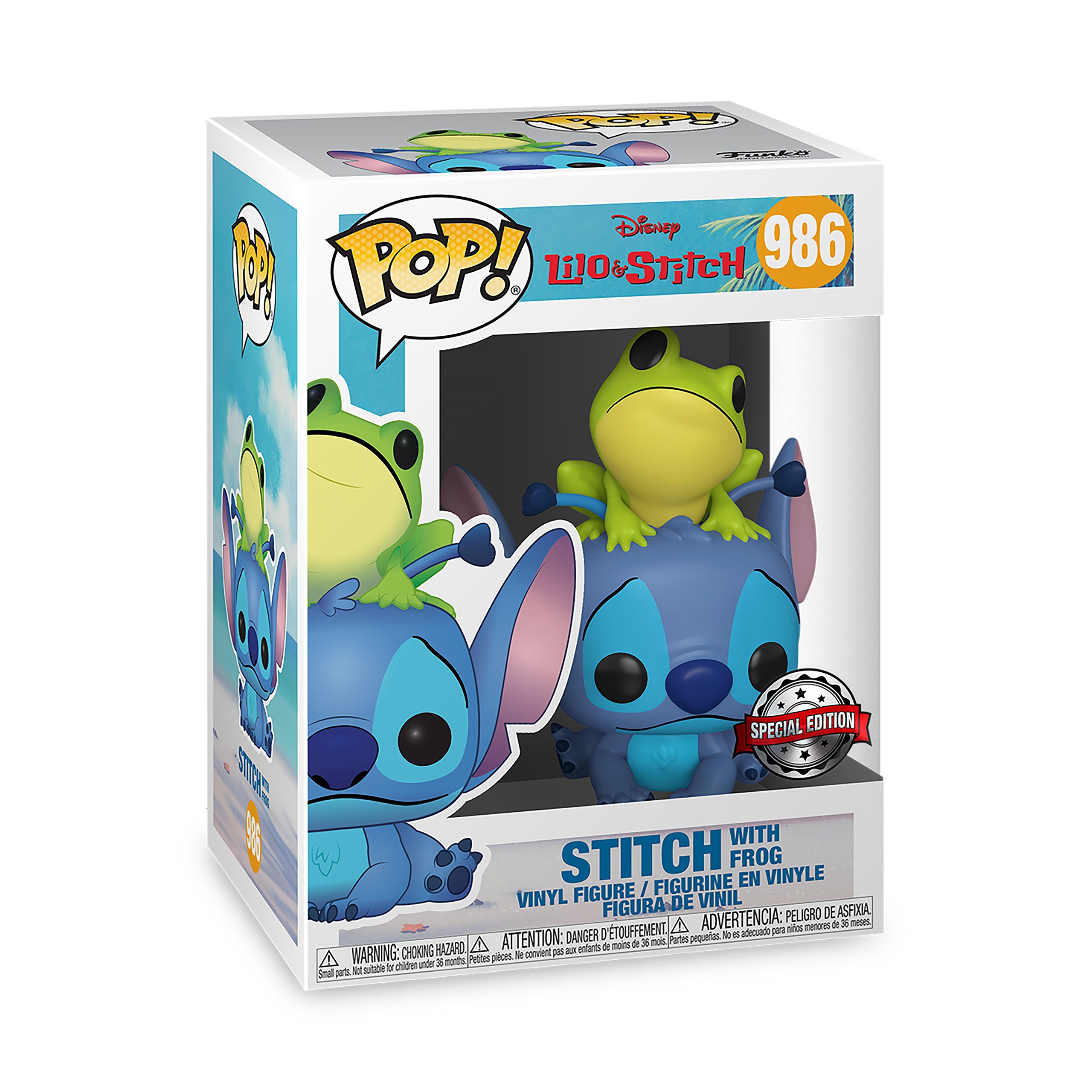 Imagen del producto Stitch con Rana Figura Funko Pop - Lilo & Stitch