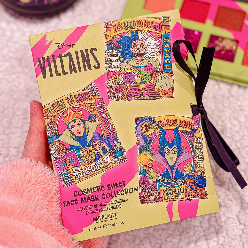 Imagen del producto Villains - Set de 3 máscaras de hoja