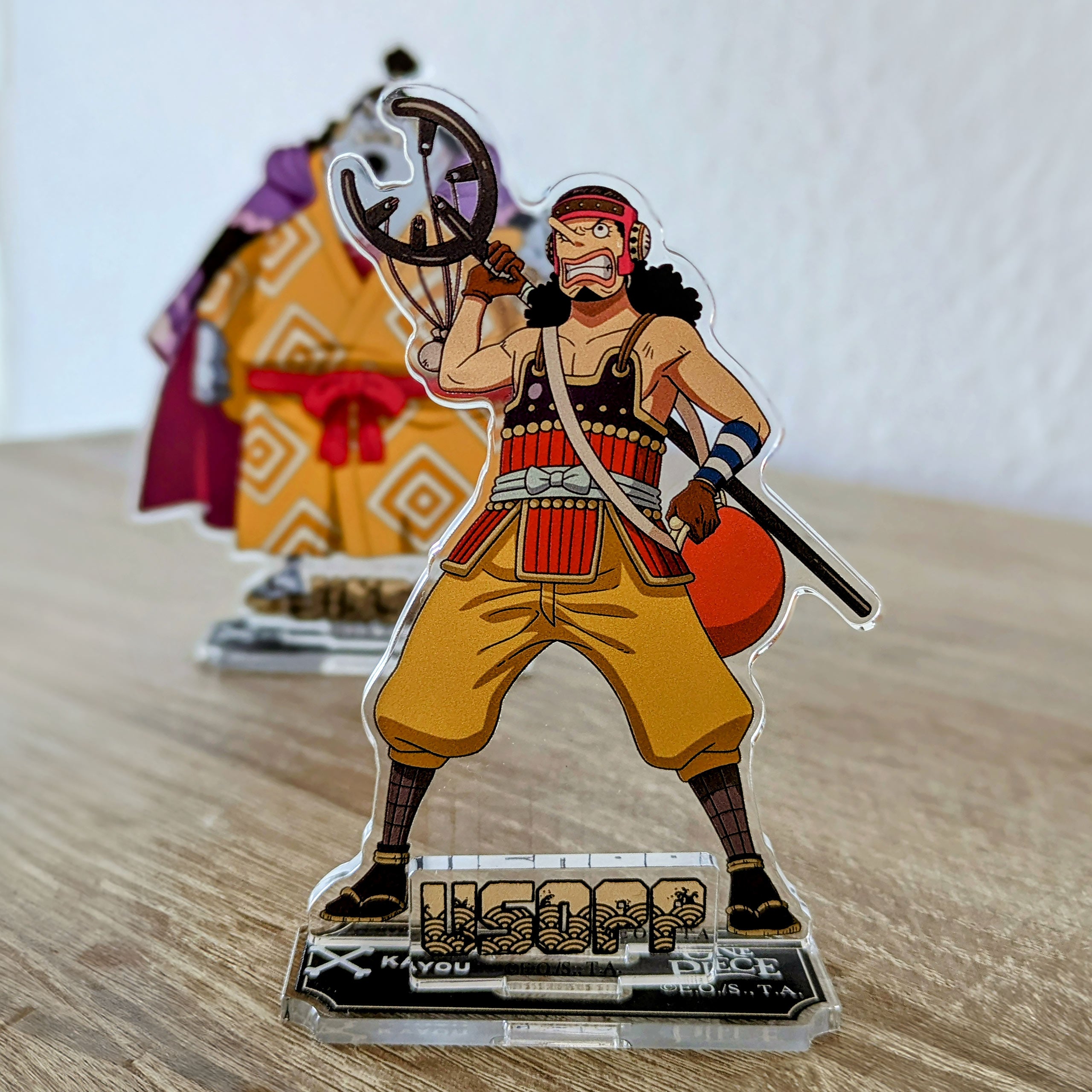 Imagen del producto One Piece - Tarjeta coleccionable misteriosa con soporte de acrílico
