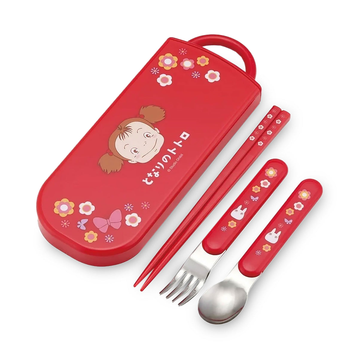 Imagen del producto Mi Vecino Totoro - Juego de Cubiertos Rojos de Mei