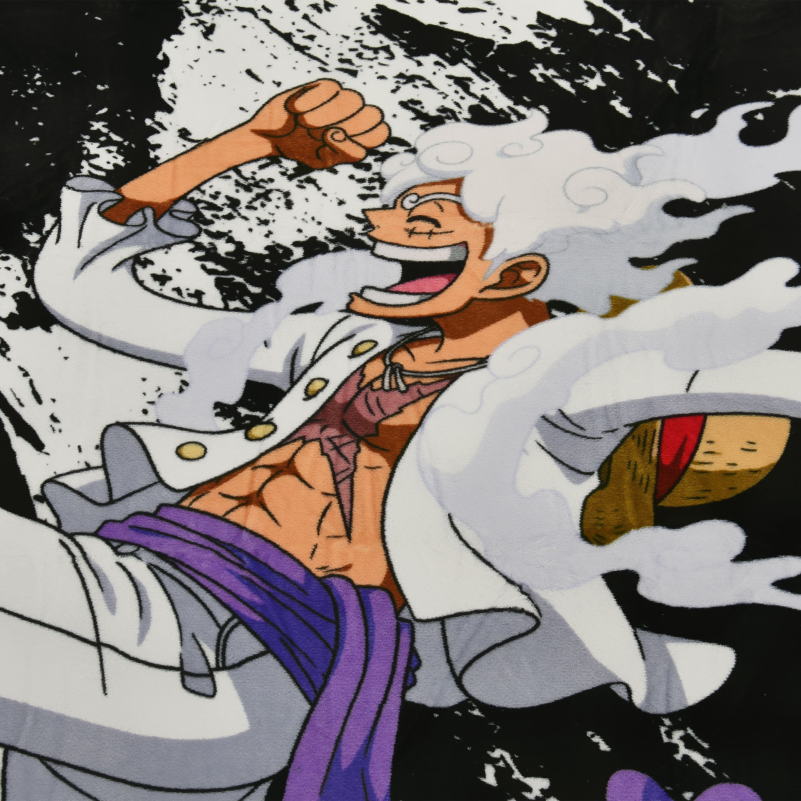 Imagen del producto One Piece: Gear 5 - Manta de felpa de Monkey D. Luffy