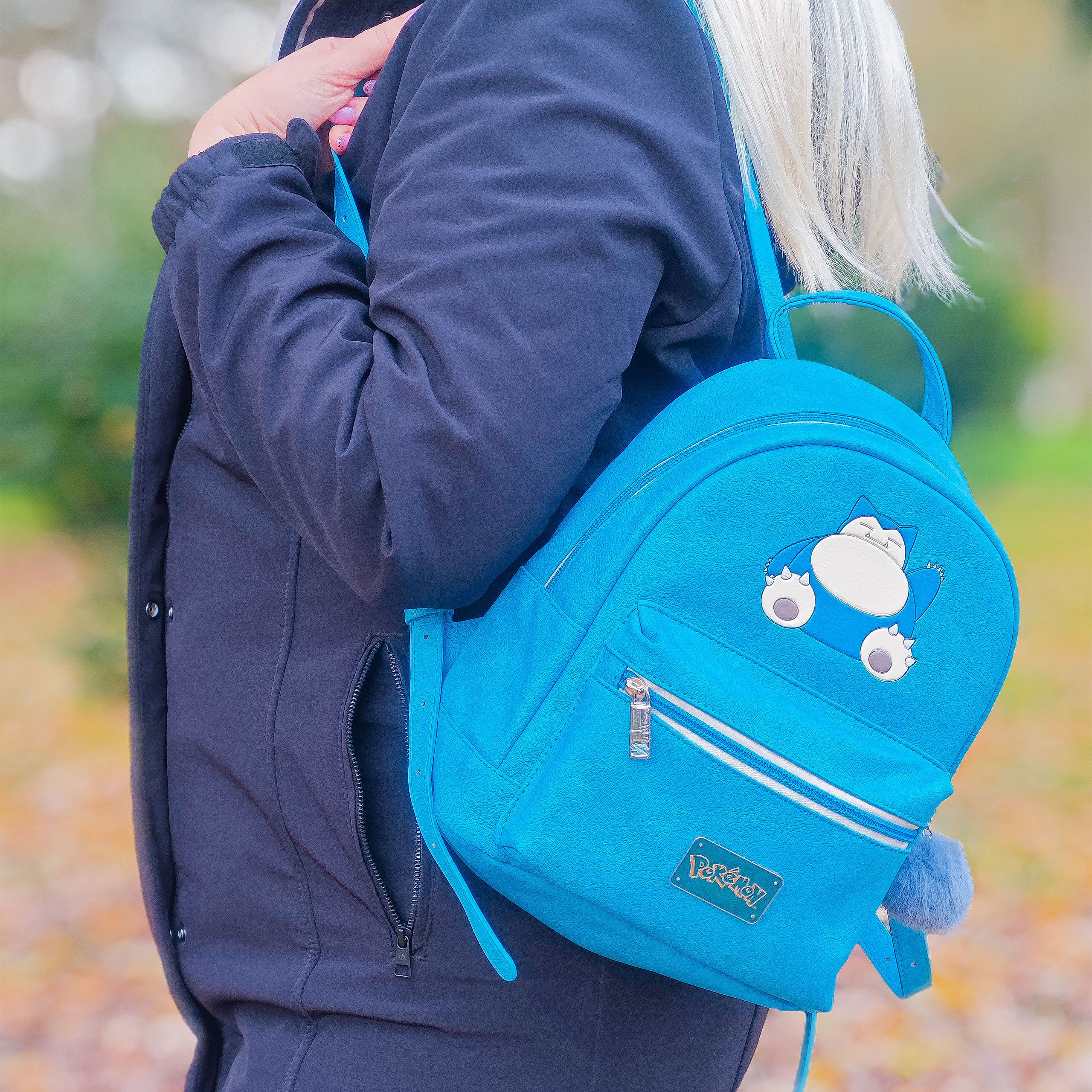Imagen del producto Pokemon - Mochila mini Snorlax durmiendo azul