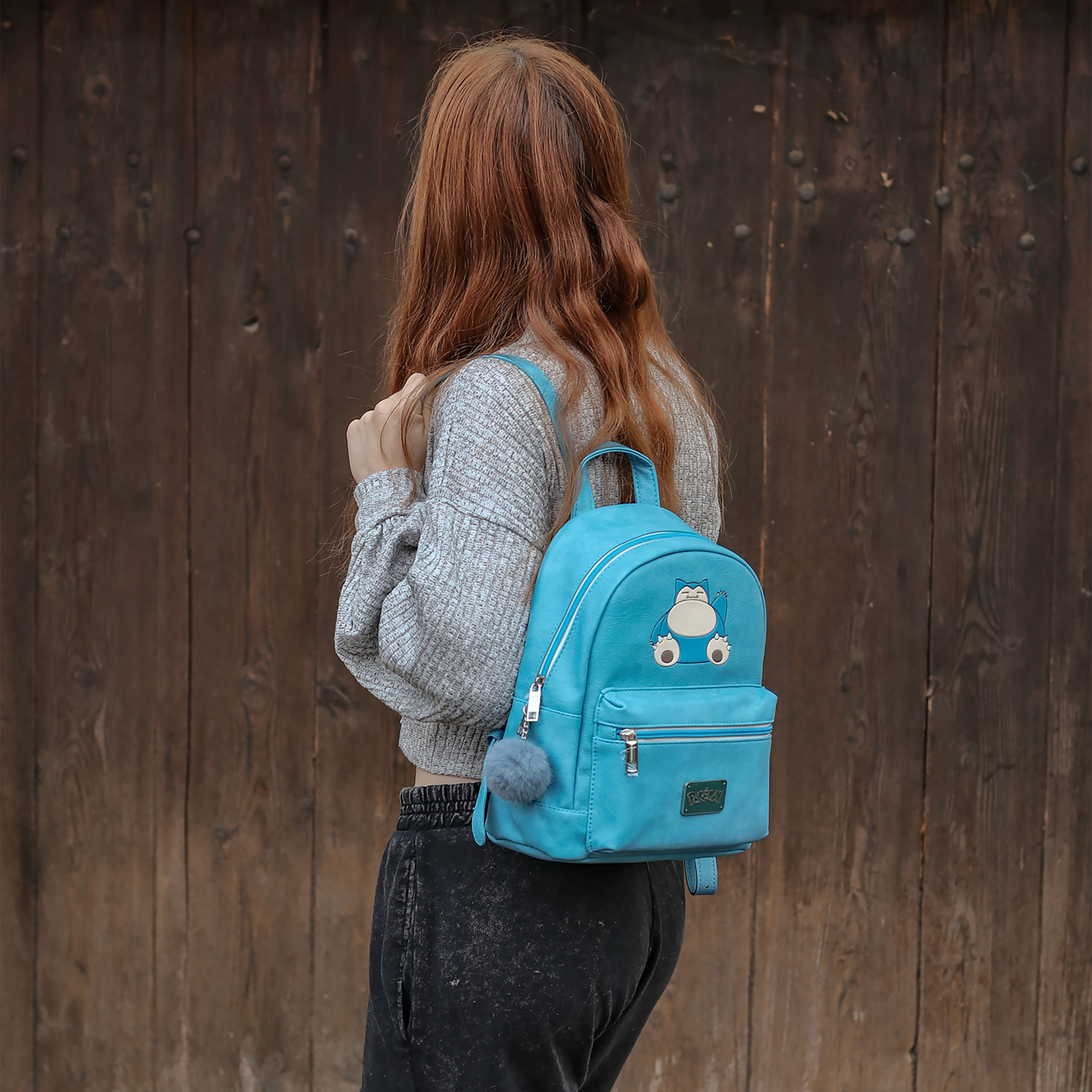 Imagen del producto Pokemon - Mochila mini Snorlax durmiendo azul
