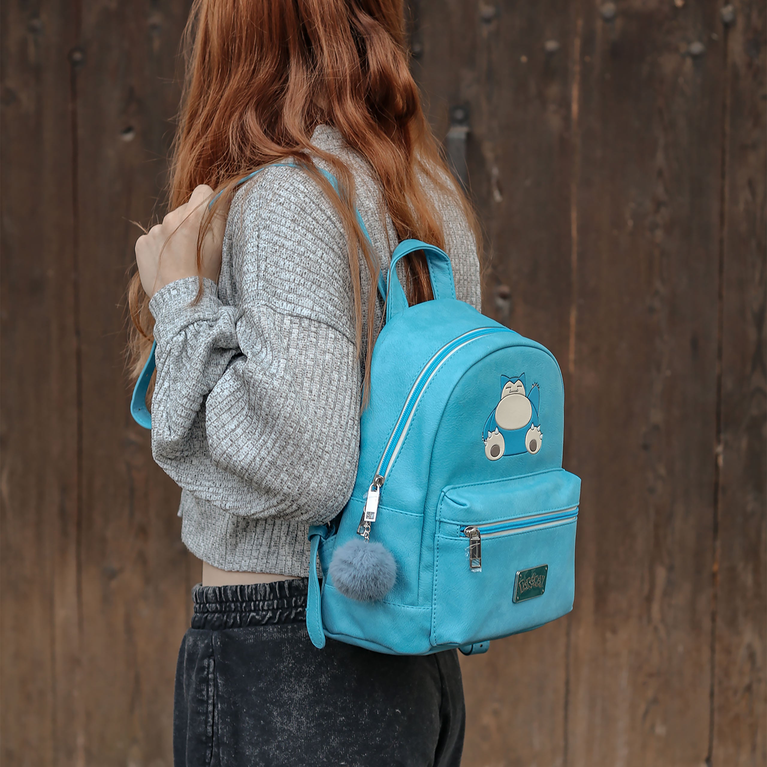 Imagen del producto Pokemon - Mochila mini Snorlax durmiendo azul