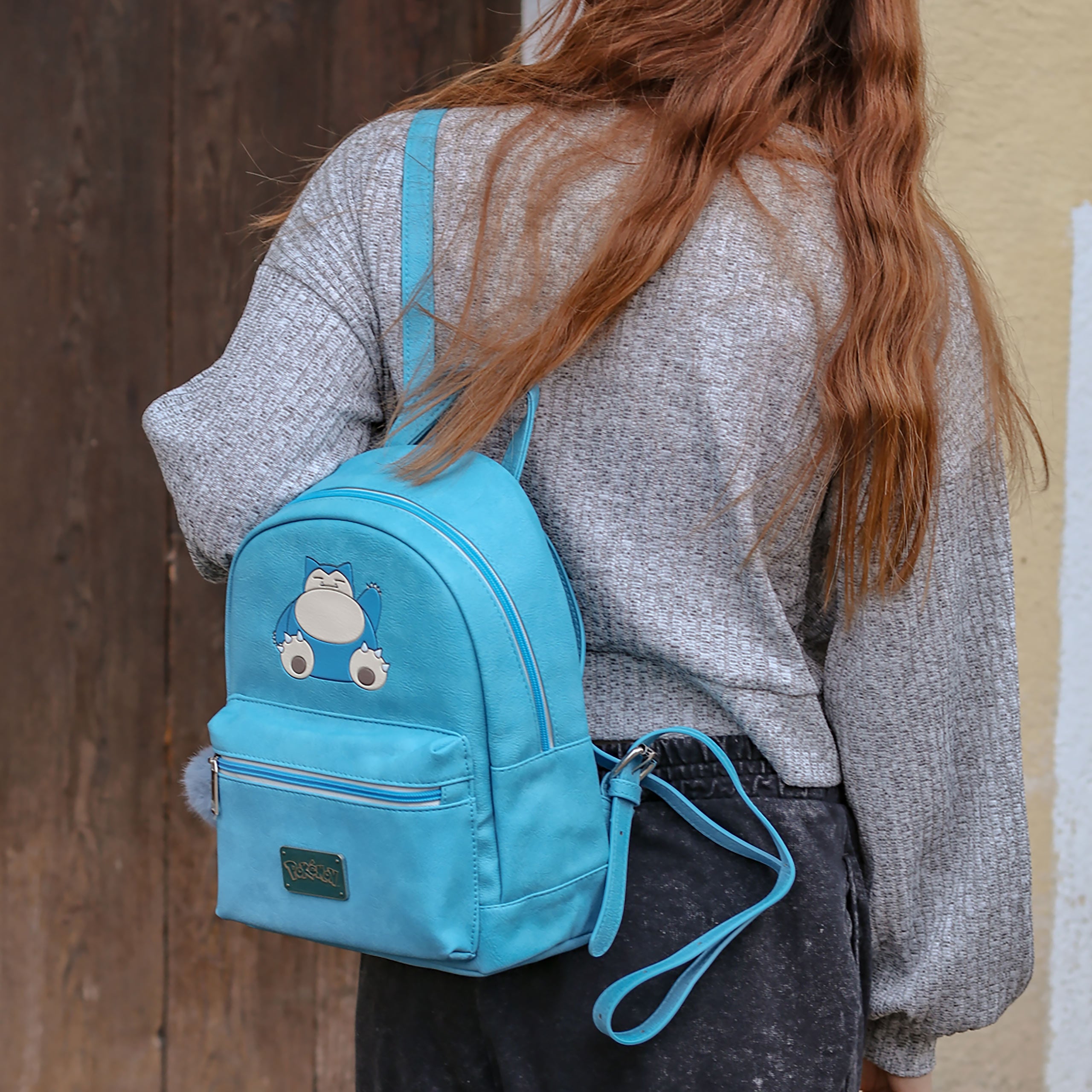 Imagen del producto Pokemon - Mochila mini Snorlax durmiendo azul