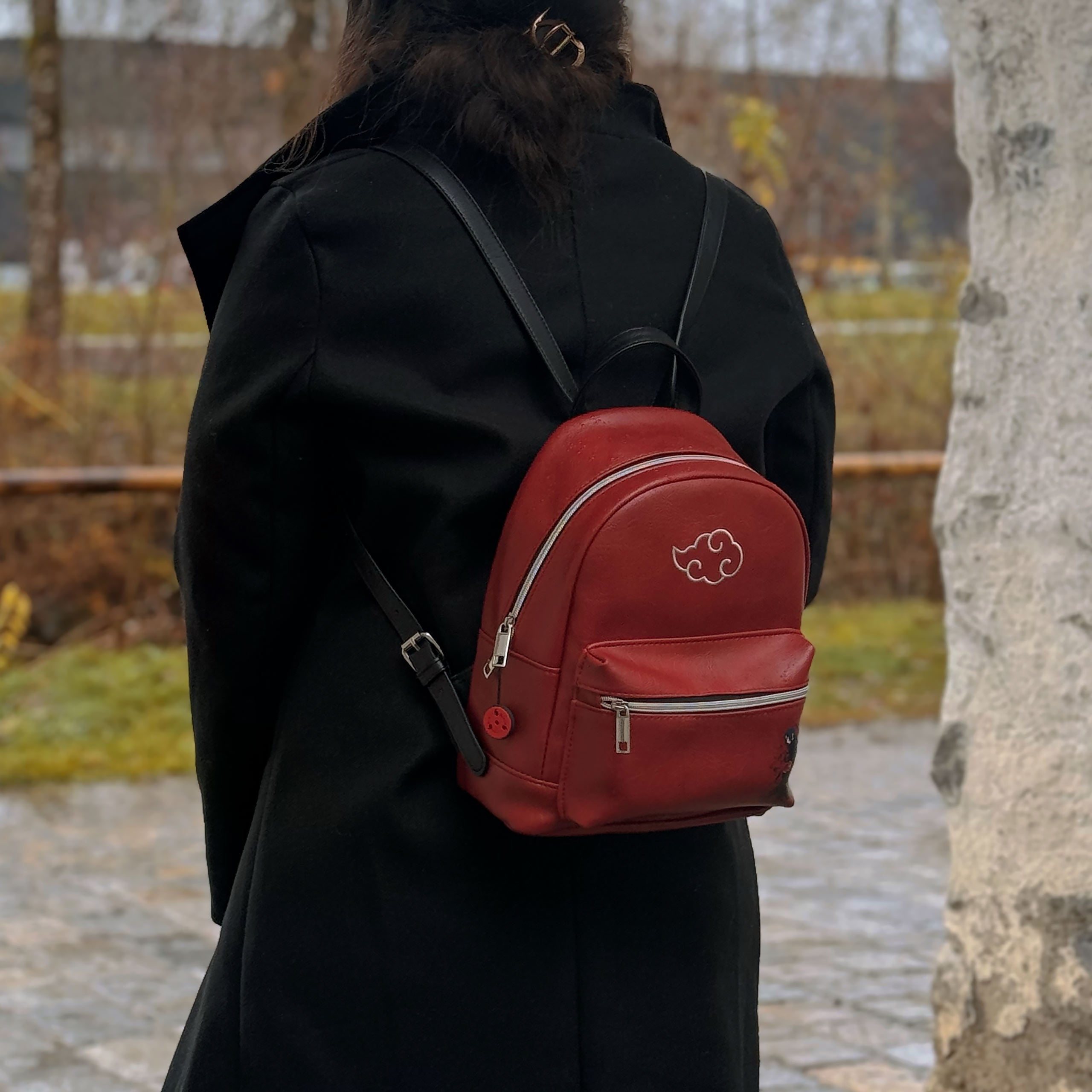 Imagen del producto Naruto - Mochila Mini Akatsuki Roja