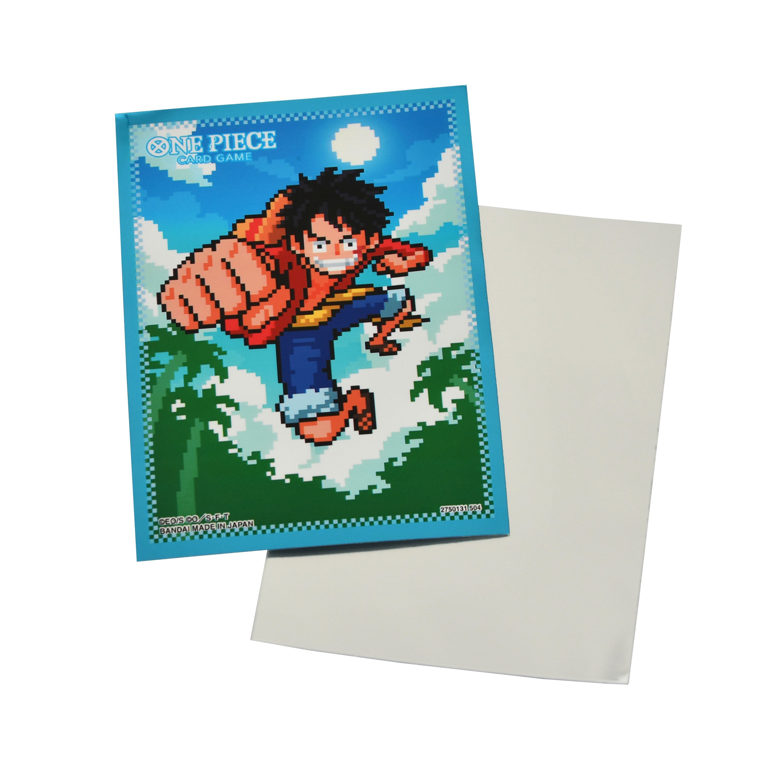 Imagen del producto One Piece Card Game - Luffy Pixelart Official Sleeve 8 Fundas de Cartas