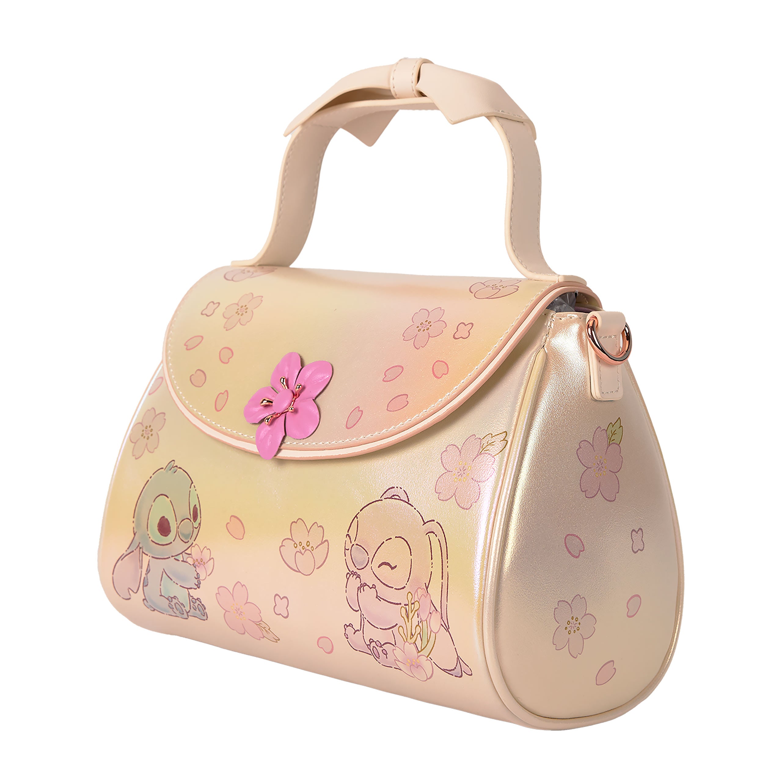 Imagen del producto Lilo & Stitch - Bolso de Mano Angel y Stitch Flor