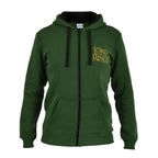 Imagen del producto El Señor de los Anillos - Sudadera con capucha con cremallera Tierra Media verde