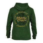 Imagen del producto El Señor de los Anillos - Sudadera con capucha con cremallera Tierra Media verde