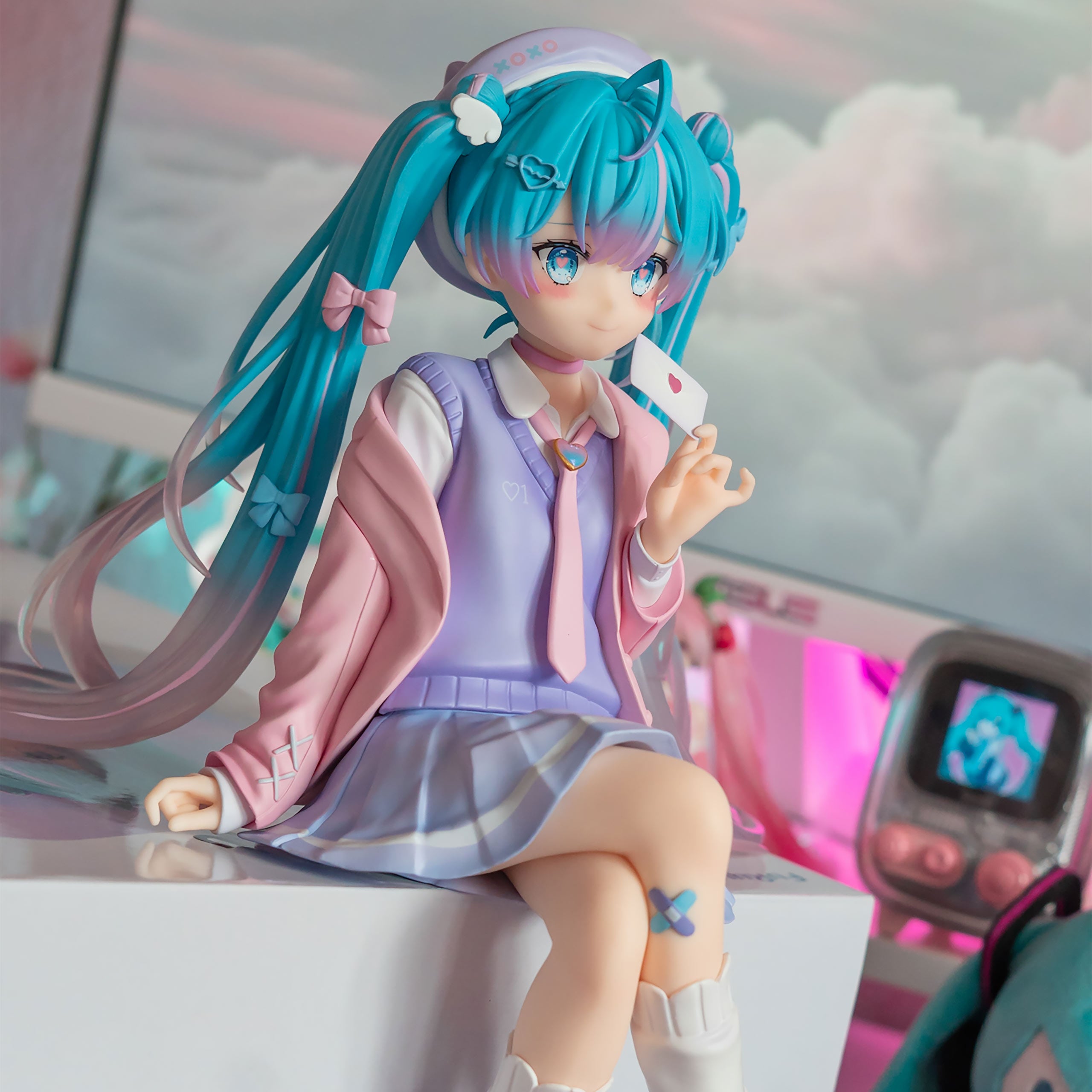 Imagen del producto Hatsune Miku - Love Blazer Tenitol Noodle Stopper Statue