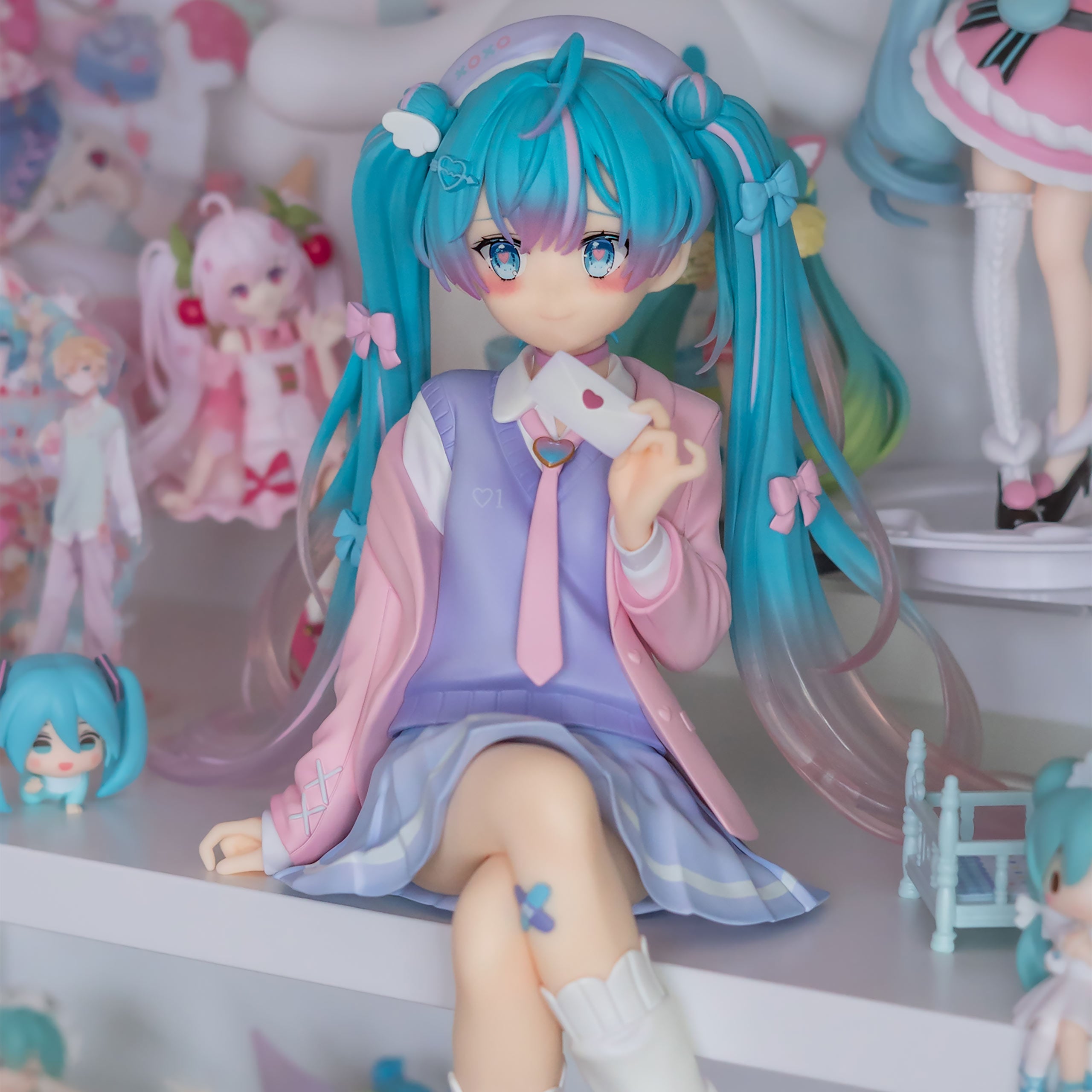 Imagen del producto Hatsune Miku - Love Blazer Tenitol Noodle Stopper Statue