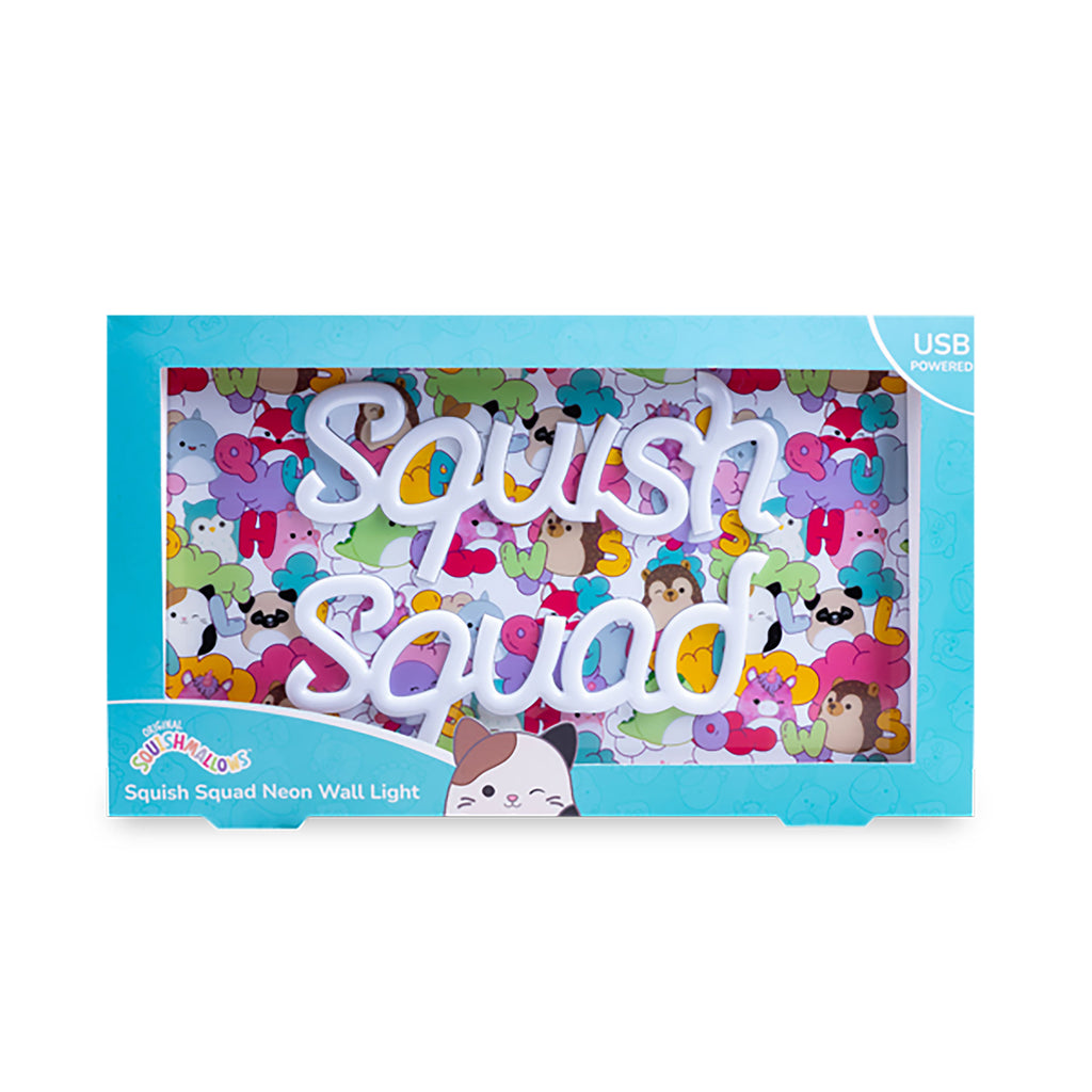 Imagen del producto Squishmallows - Lámpara de pared de neón Squish Squad