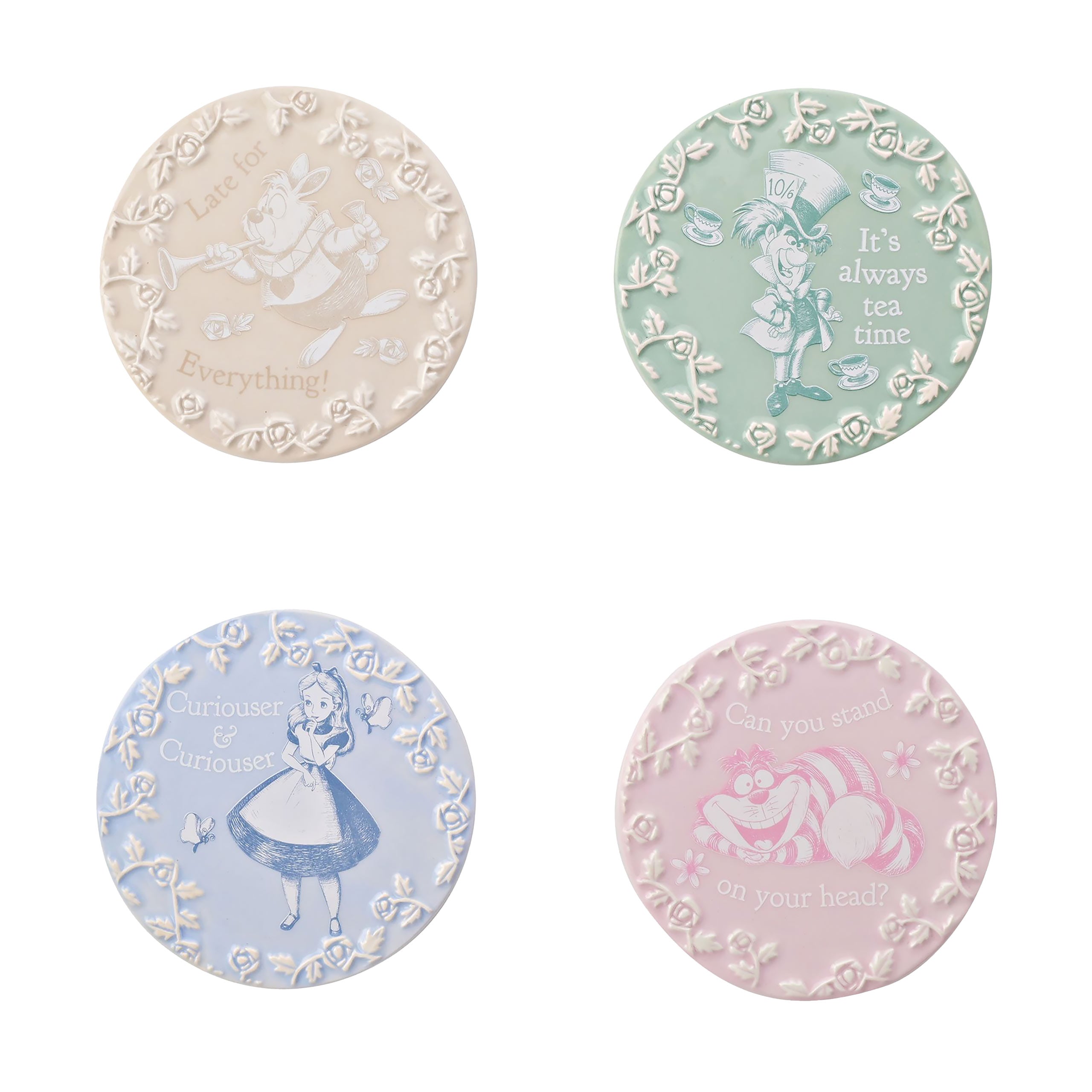 Imagen del producto Alicia en el País de las Maravillas - Posavasos Characters set de 4