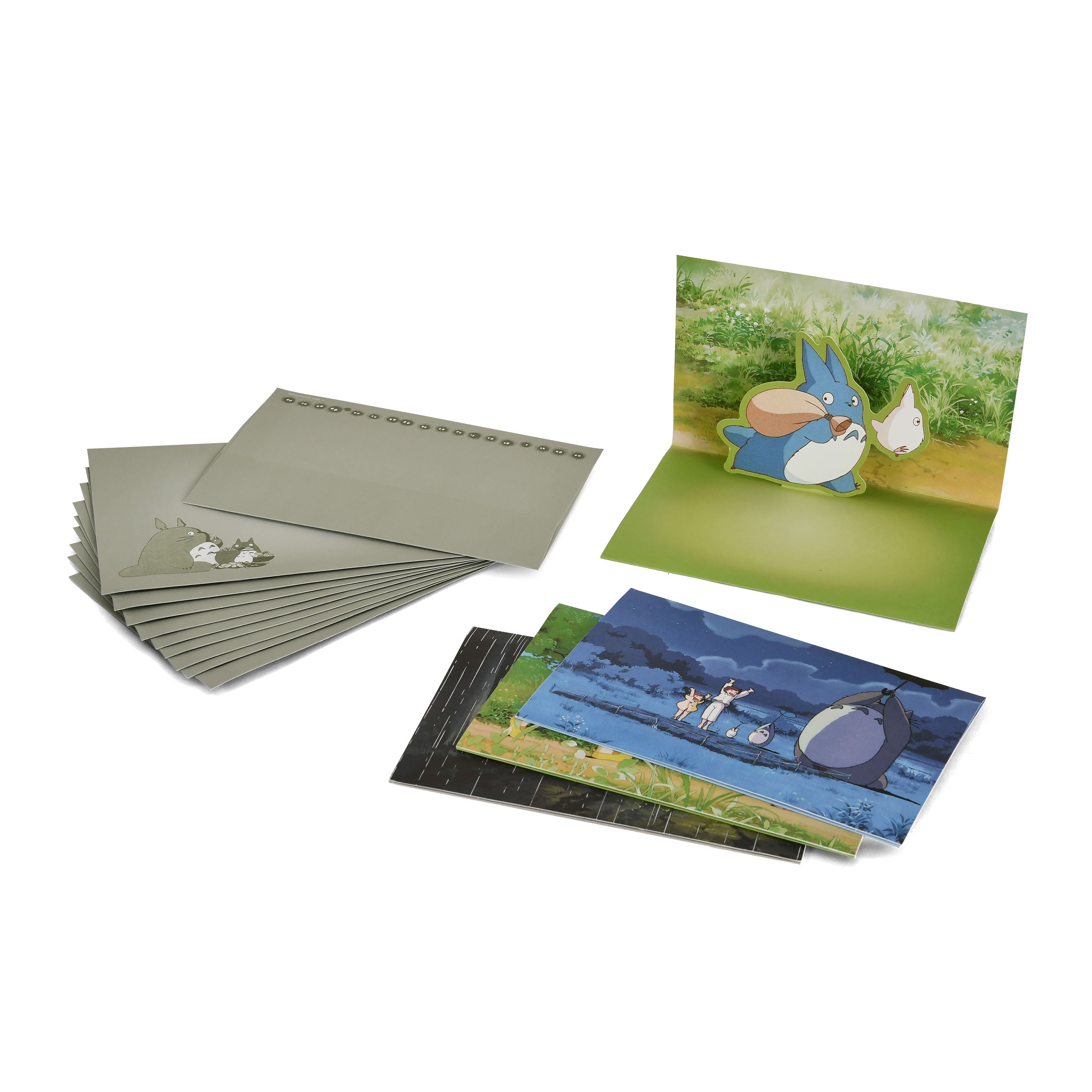Imagen del producto Totoro - Amigos Tarjetas Postales 3D Pop-Up Set de 10