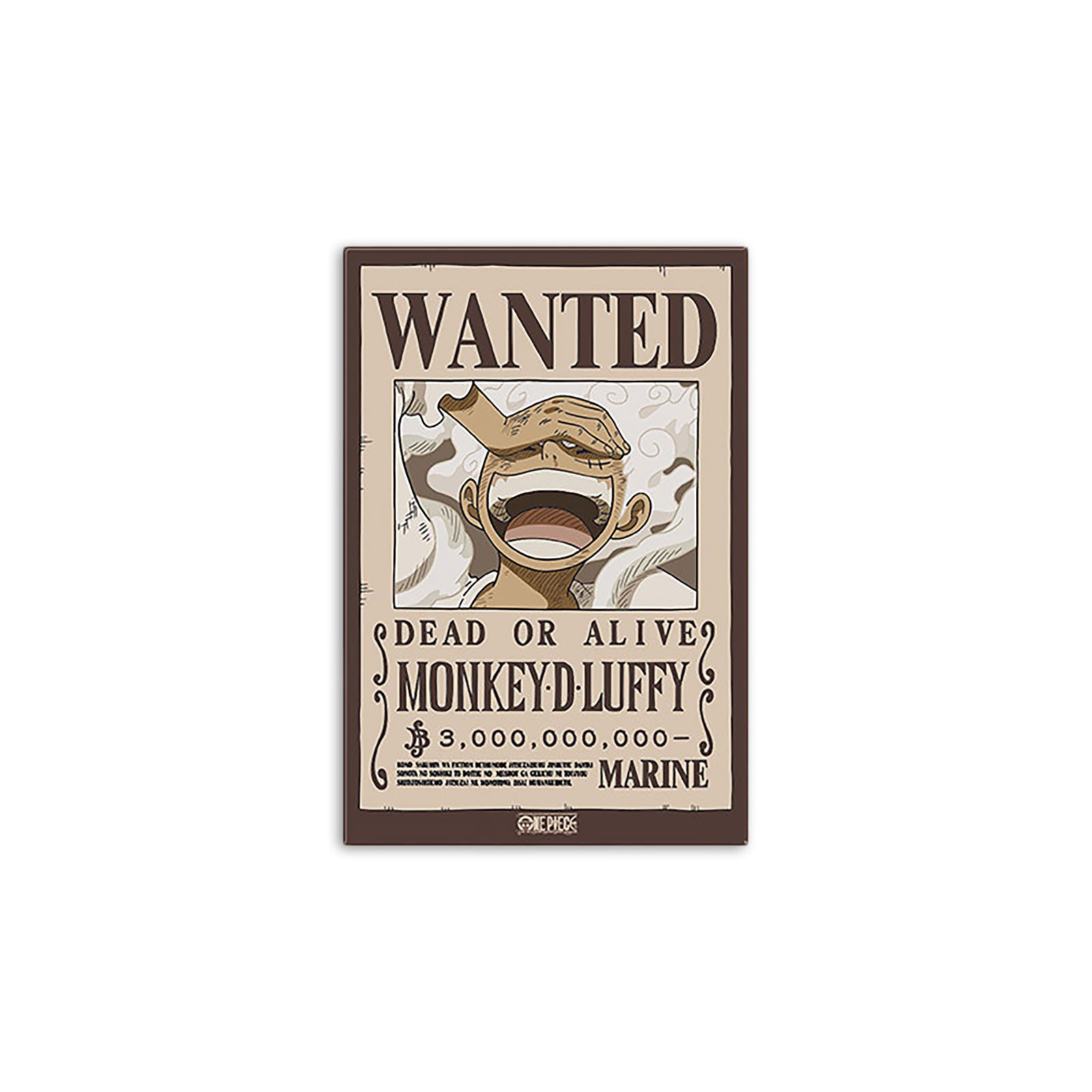 Imagen del producto One Piece - Imán Wanted Luffy